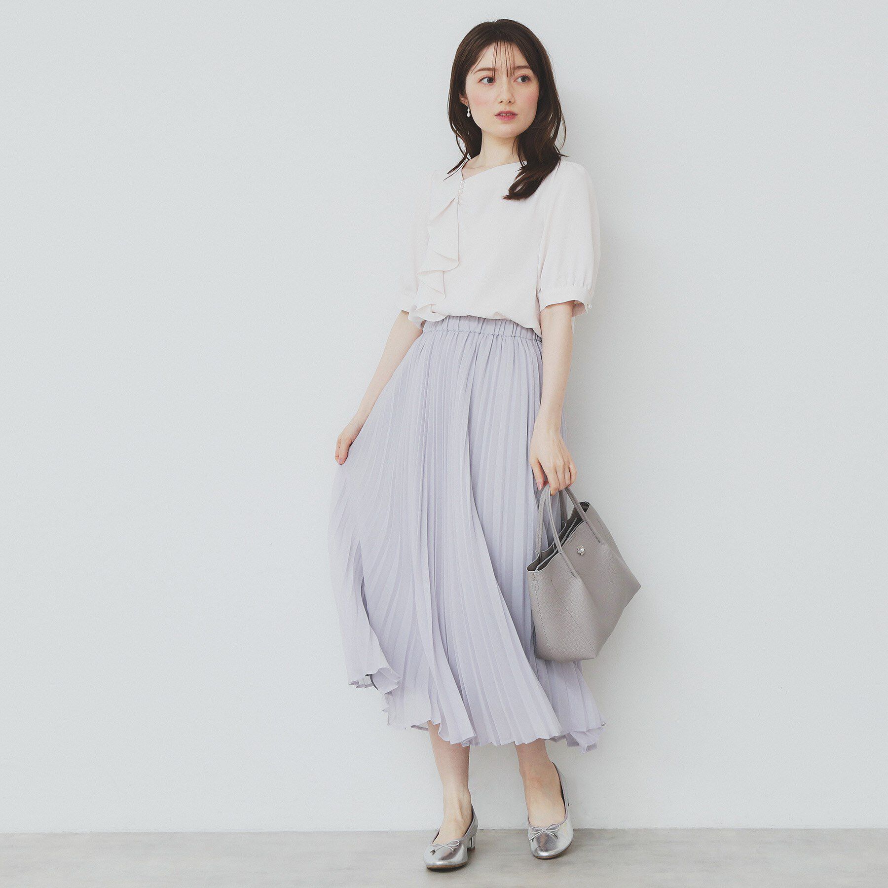 index「シアープリーツフレアスカート【洗濯機洗い可】」|スカート|