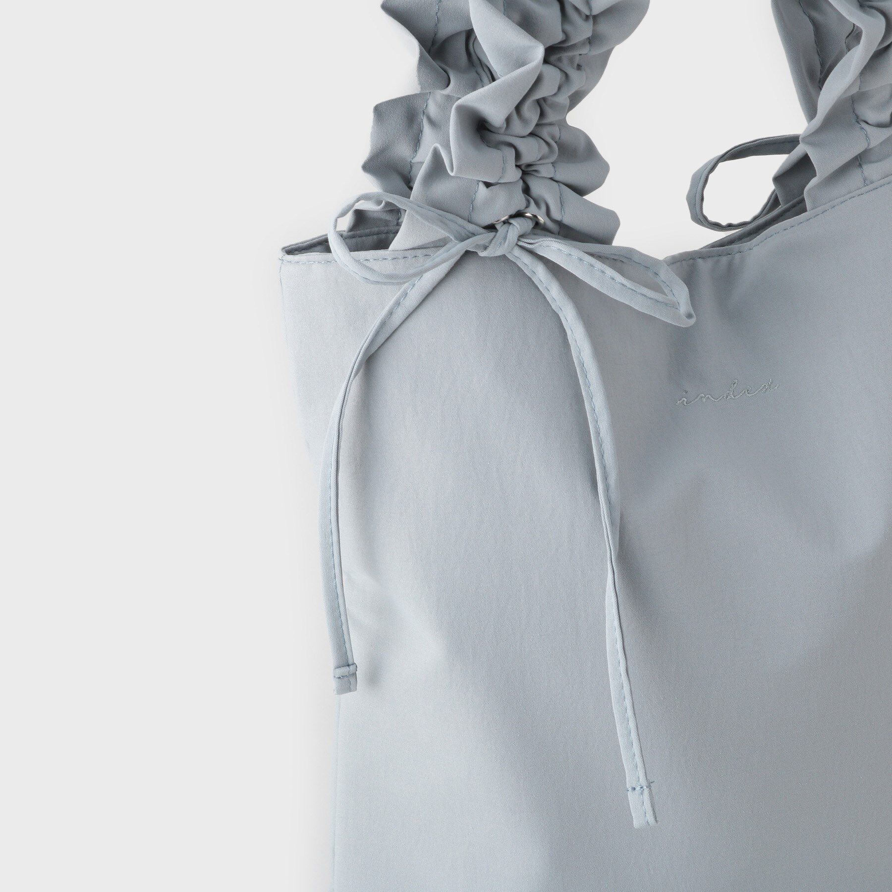 index「【A4サイズ収納可能】持ち手フリルトートバッグ」|トートバッグ|