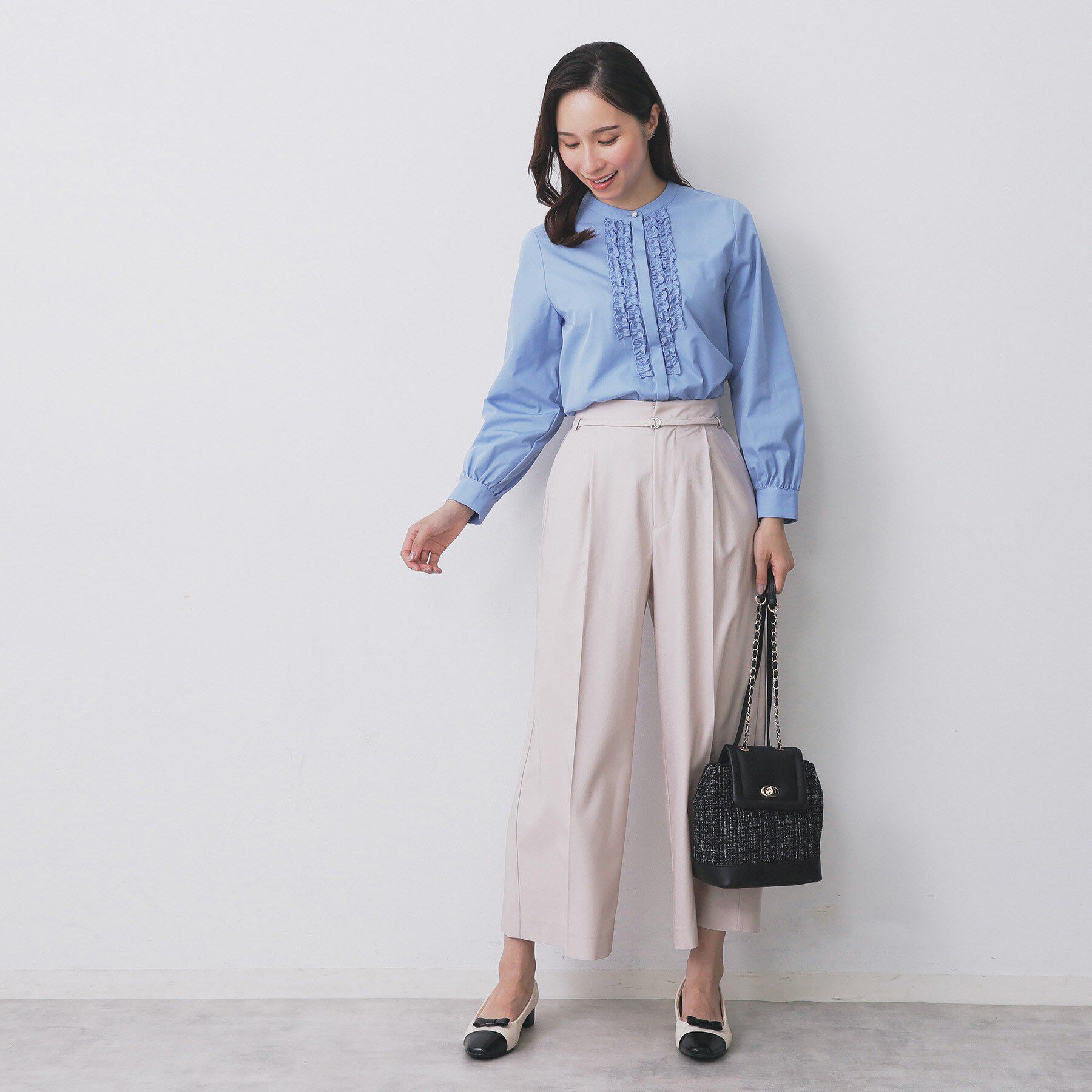 index「【長さ調整可能】ツイードミニリュック」|リュック|