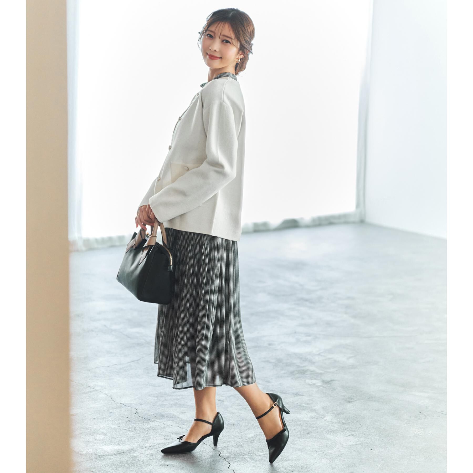 index「ダブルフェイスコーディガン【洗濯機OK】」|カーディガン|