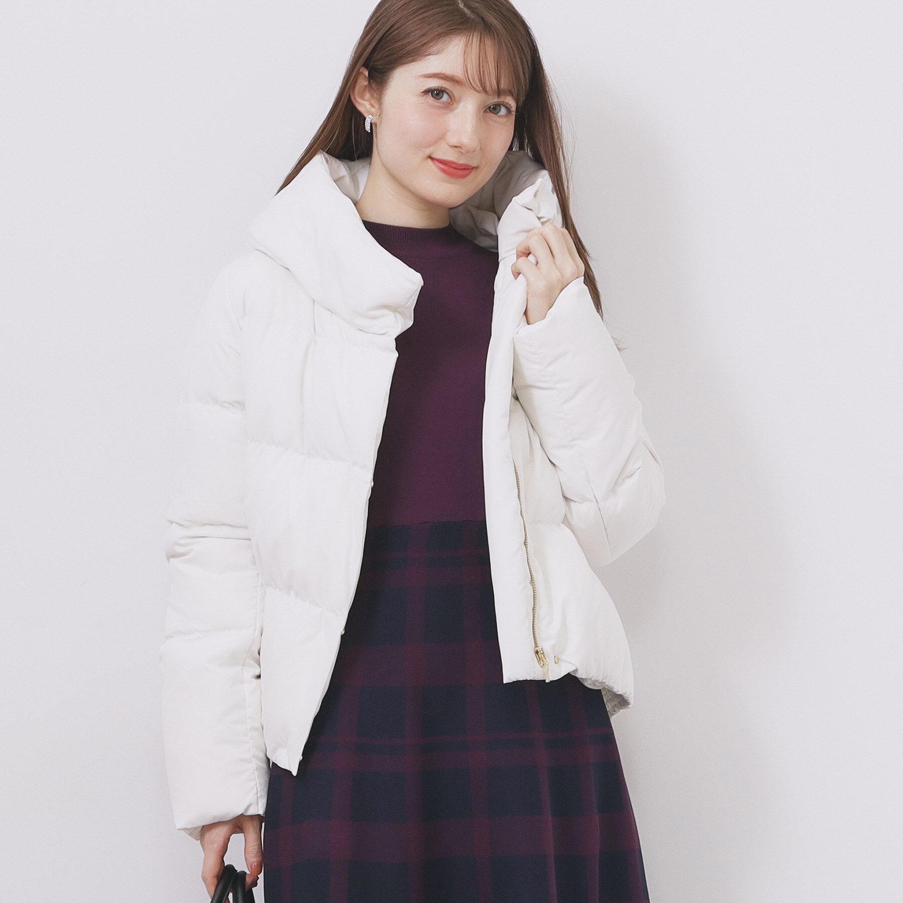 index「ハイネックニットワンピース【洗濯機OK/抗ピル】」|ワンピース|