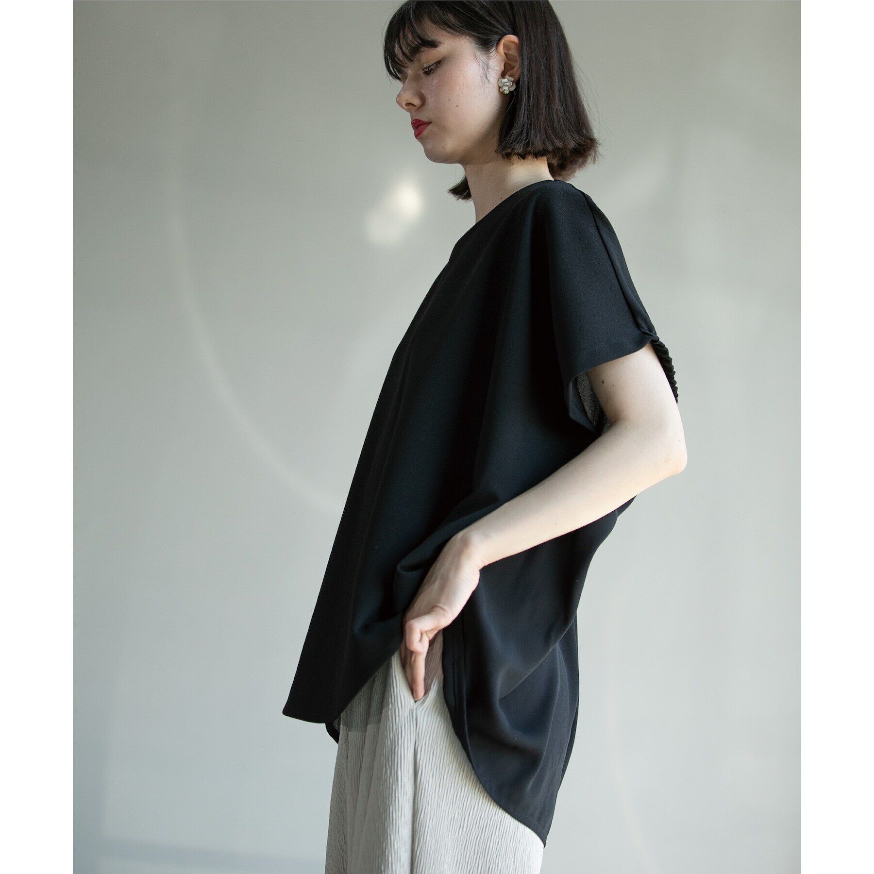 OPAQUE.CLIP「UV ドッキングドルマントップス【洗濯機洗い可】」|Tシャツ・カットソー|