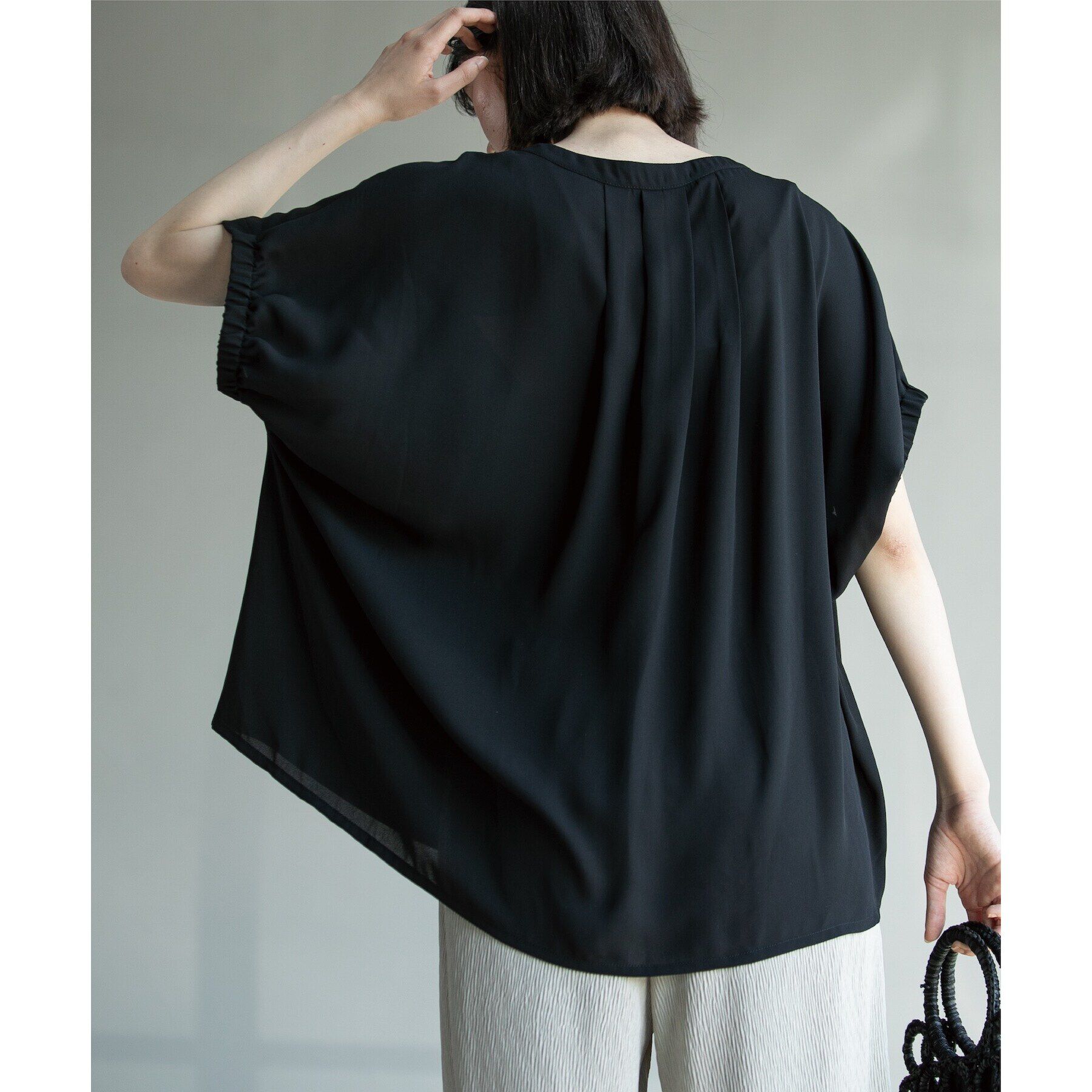 OPAQUE.CLIP「UV ドッキングドルマントップス【洗濯機洗い可】」|Tシャツ・カットソー|