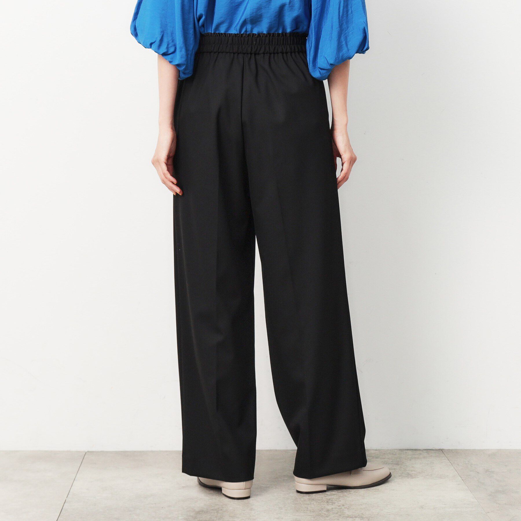 OPAQUE.CLIP「ピンストライプイージーワイドパンツ【洗濯機洗い可】」|その他|