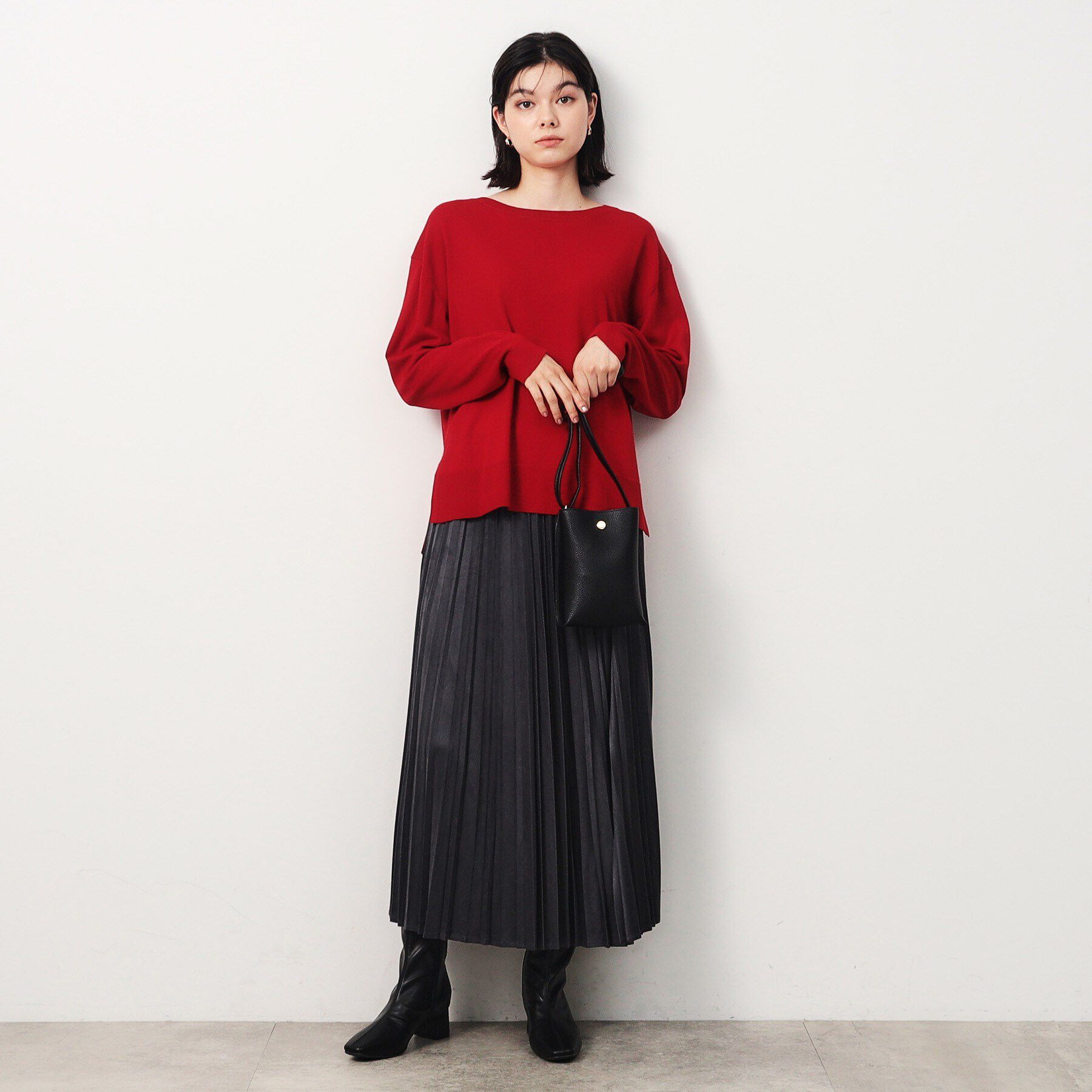 OPAQUE.CLIP「【軽量／長さ調整可能】シュリンク合皮ミニショルダーバッグ」|ショルダー・メッセンジャー|