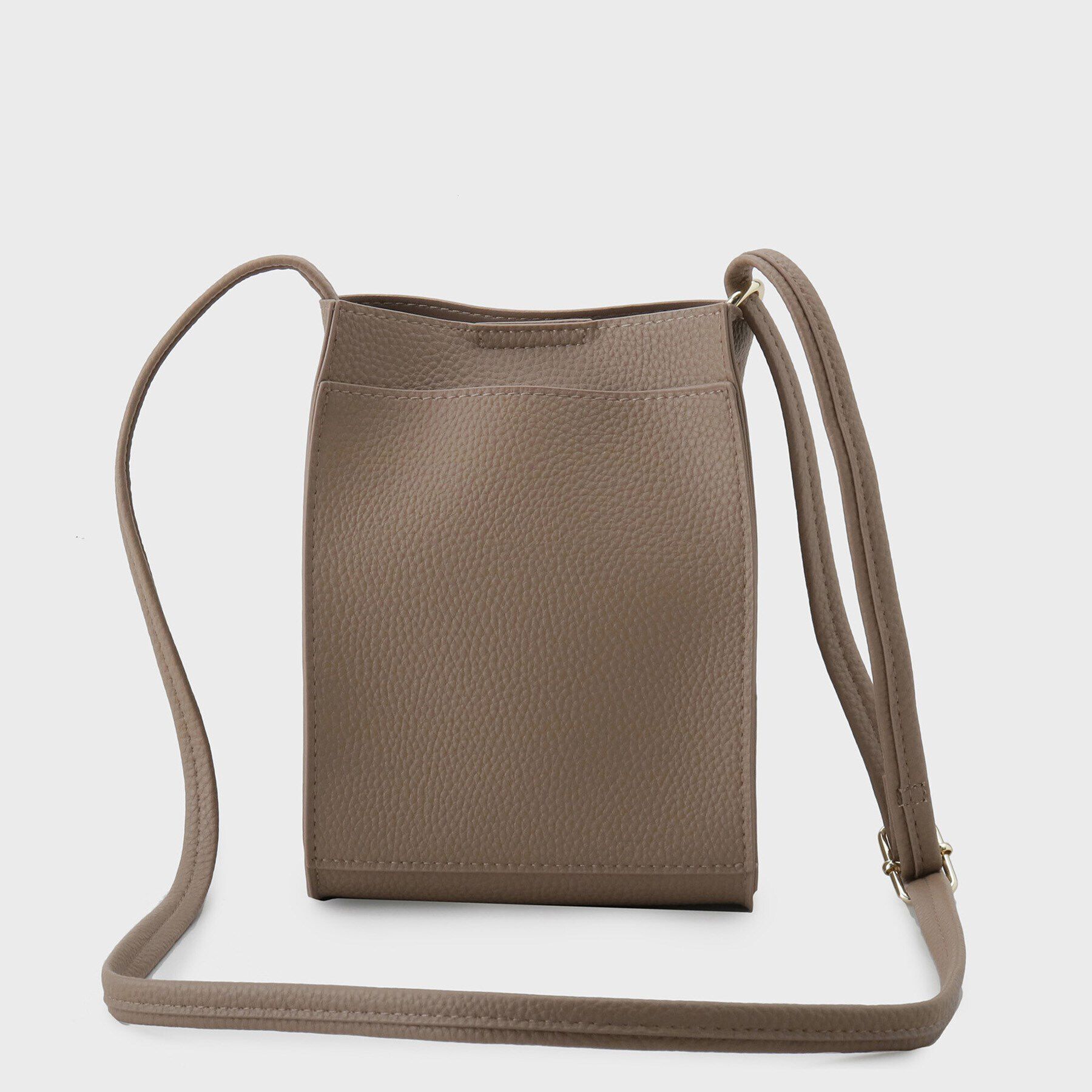 OPAQUE.CLIP「【軽量／長さ調整可能】シュリンク合皮ミニショルダーバッグ」|ショルダー・メッセンジャー|