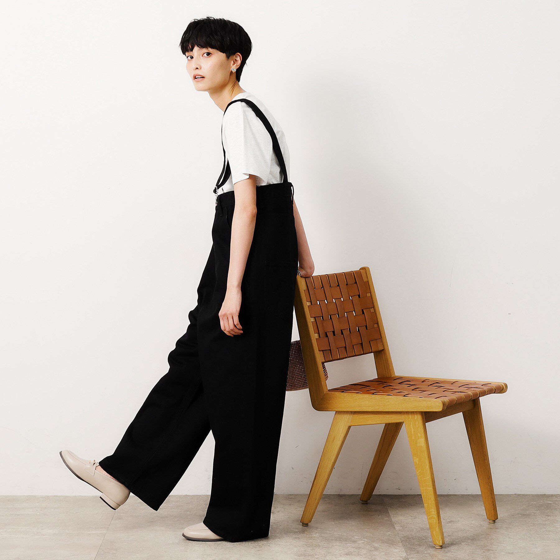 OPAQUE.CLIP「≪Lee別注≫デニムサロペット」|オールインワン|