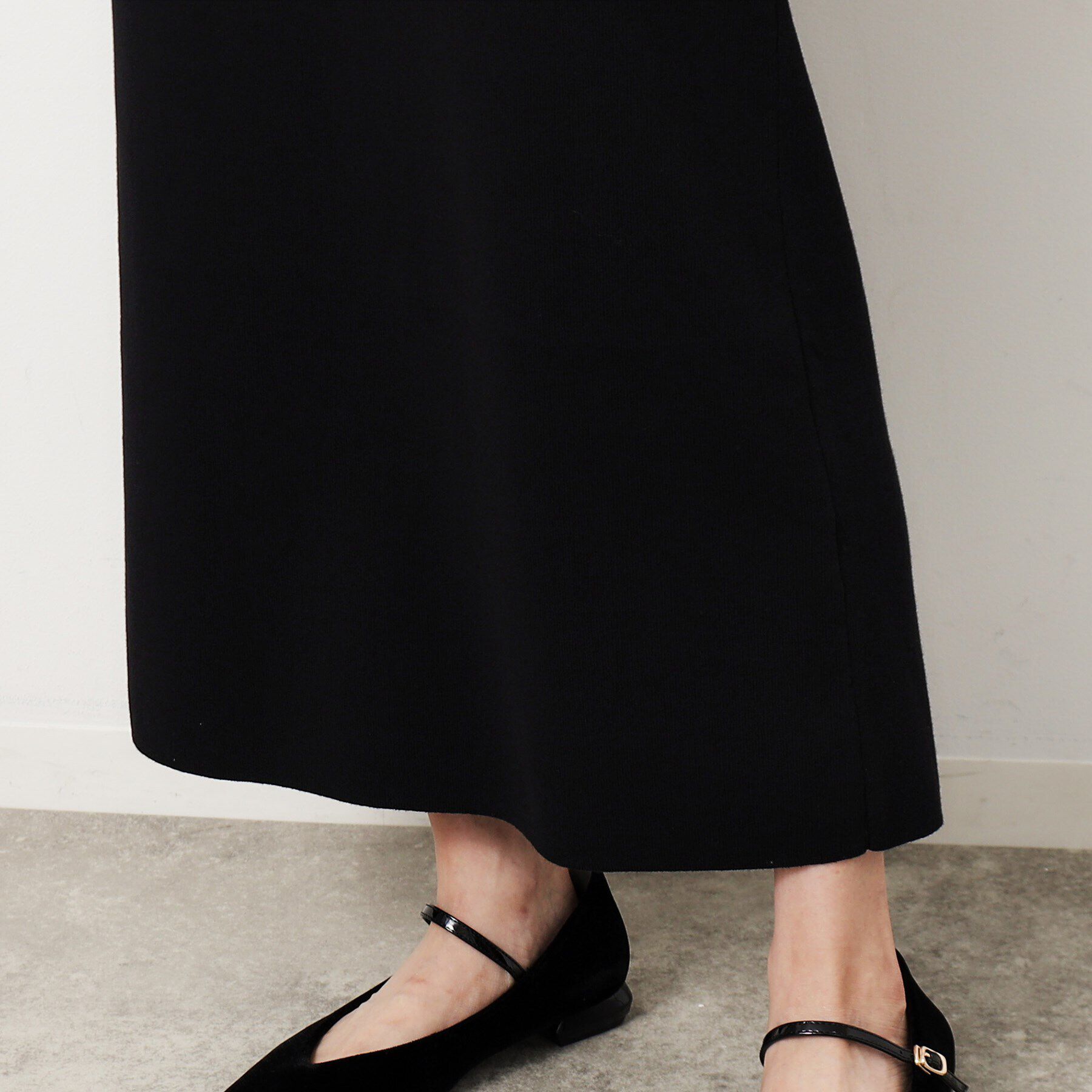 OPAQUE.CLIP「ニットナロースカート／セットアップ対応【洗濯機洗い可】」|スカート|