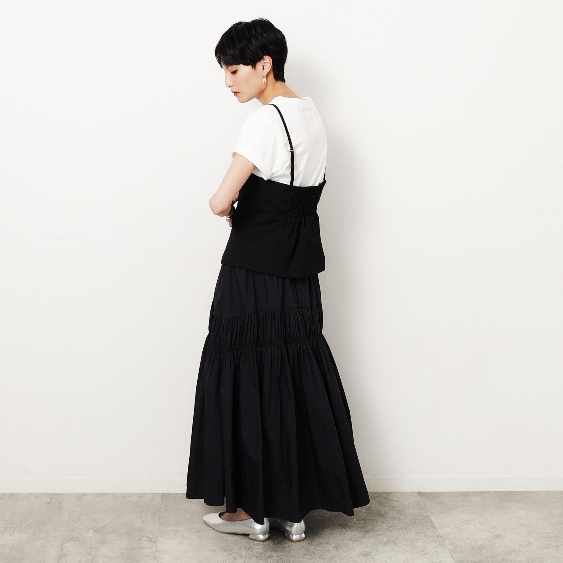 OPAQUE.CLIP「《VERY掲載》2WAYキャミビスチェ【洗濯機洗い可】」|キャミソール|