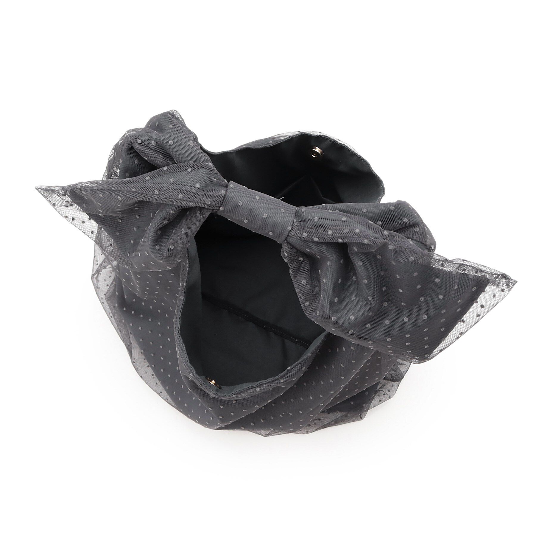 OPAQUE.CLIP「【A4サイズ対応】リボンハンドルチュールワンショルダーバッグ」|ショルダー・メッセンジャー|