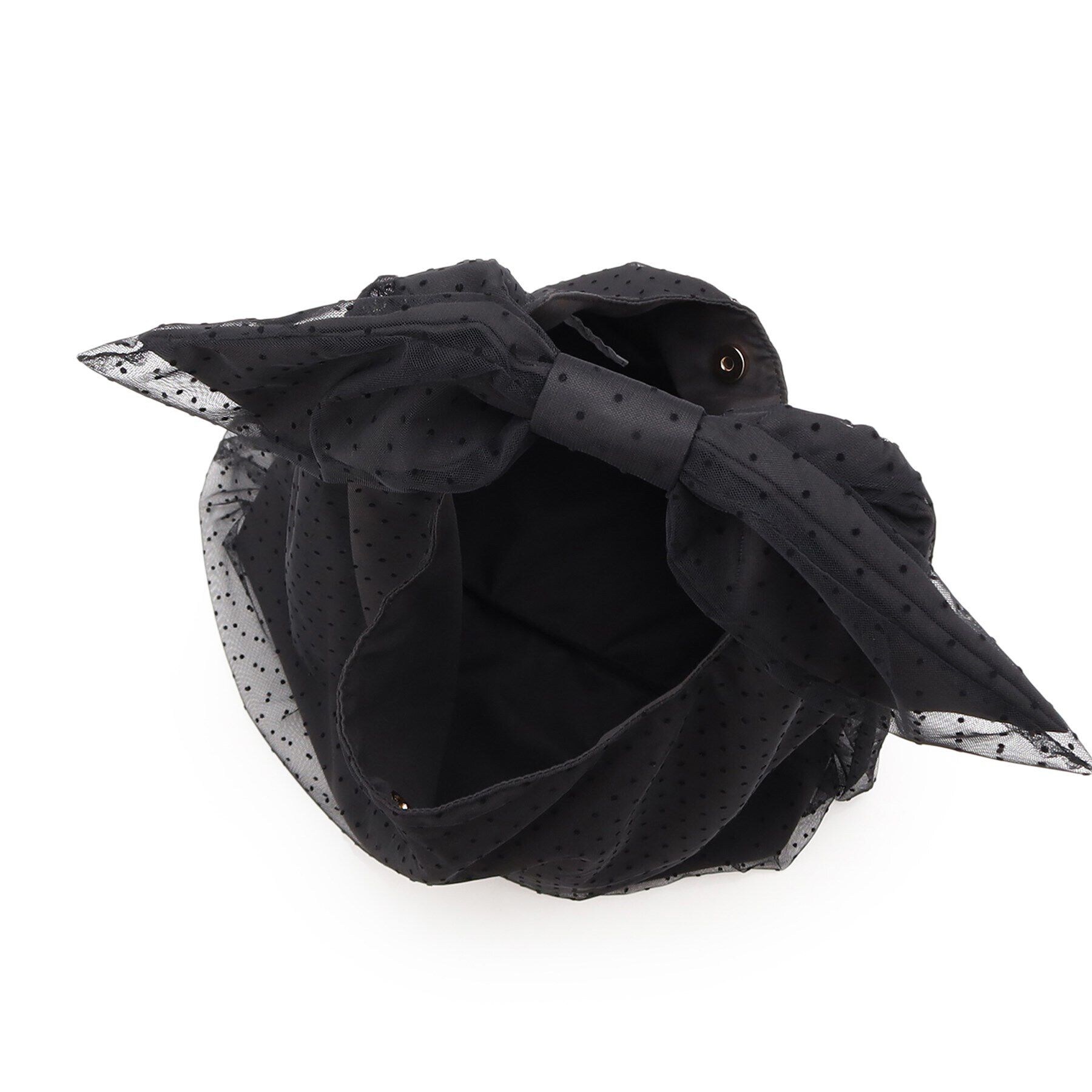 OPAQUE.CLIP「【A4サイズ対応】リボンハンドルチュールワンショルダーバッグ」|ショルダー・メッセンジャー|