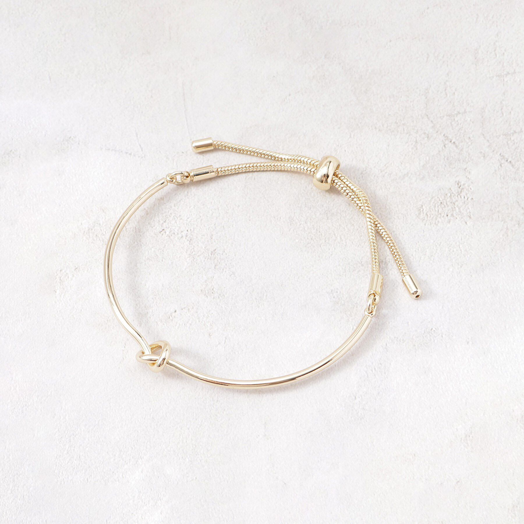 OPAQUE.CLIP「スライドメタルブレスレット」|ブレスレット・バングル|ゴールド(007)