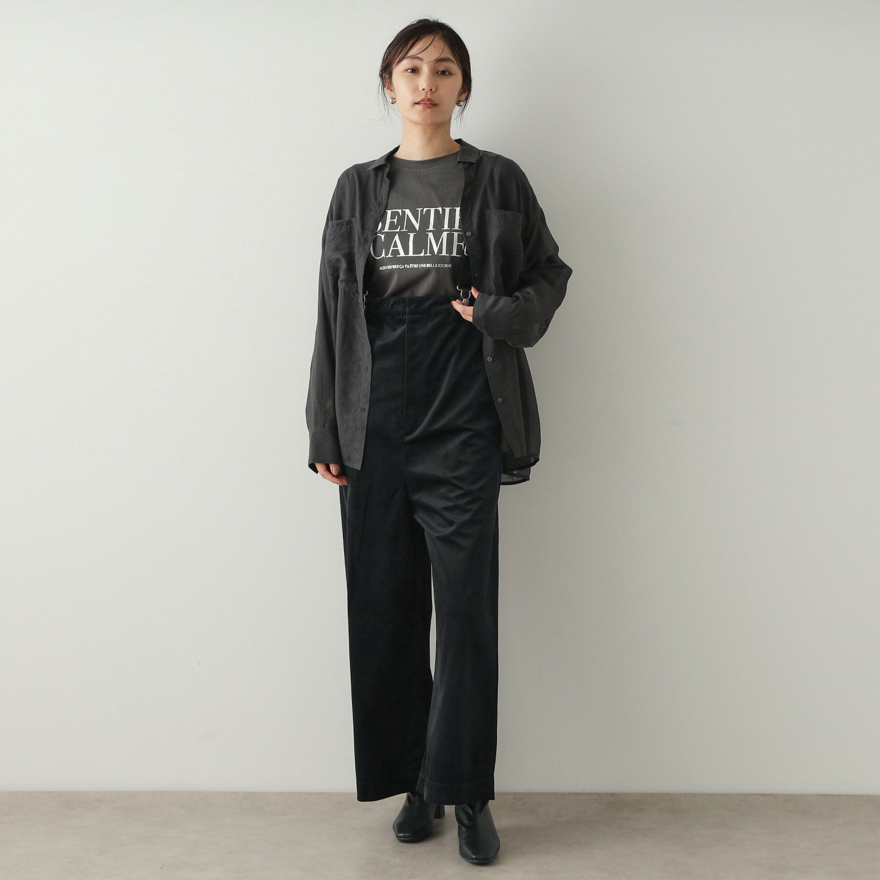 OPAQUE.CLIP「シアーダブルポケットシャツ【洗濯機洗い可】」|シャツ・ブラウス|