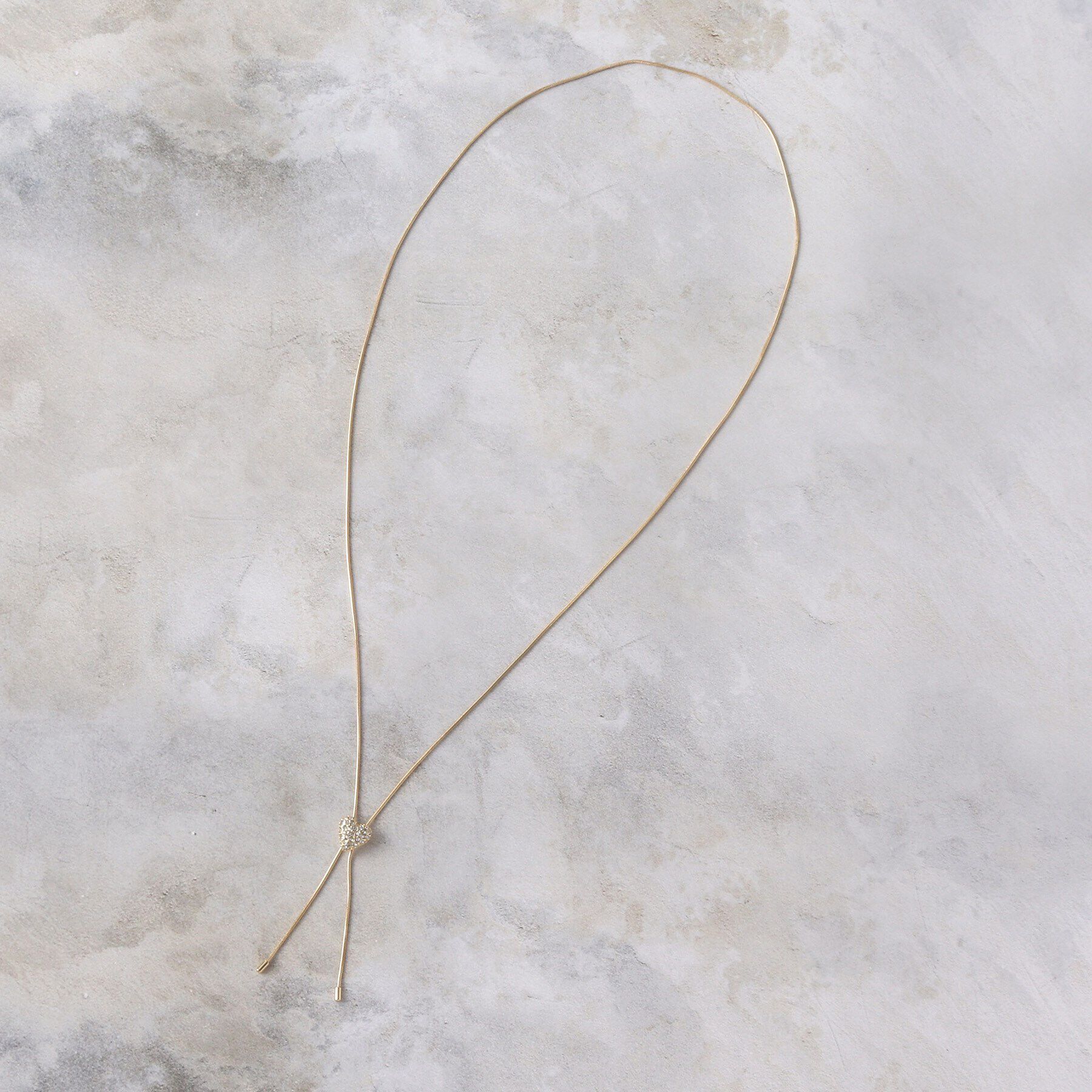 OPAQUE.CLIP「ハートビジュースライドネックレス」|ネックレス|