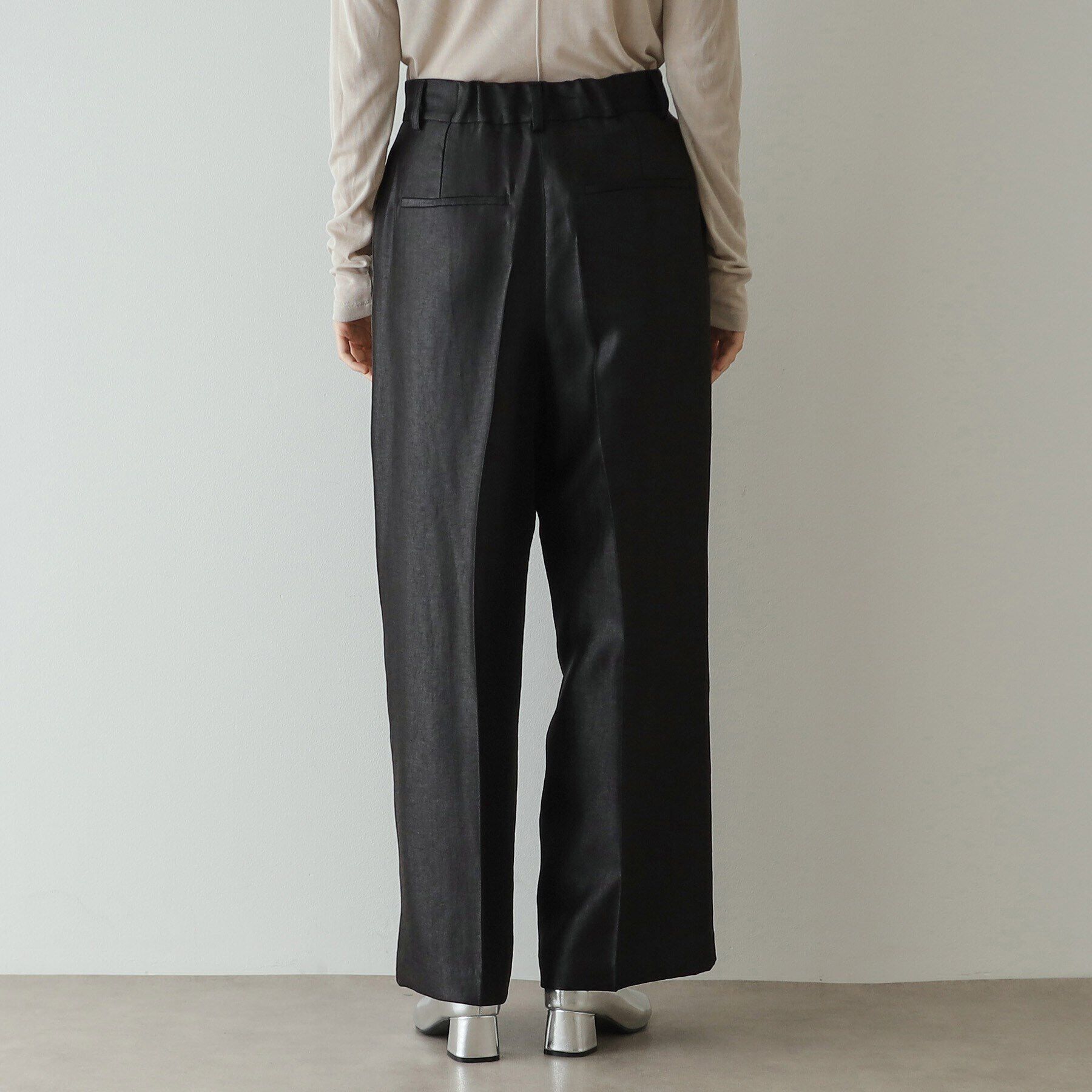 OPAQUE.CLIP「《Oggi掲載》シャイニータックワイドパンツ【洗濯機洗い可】」|その他|