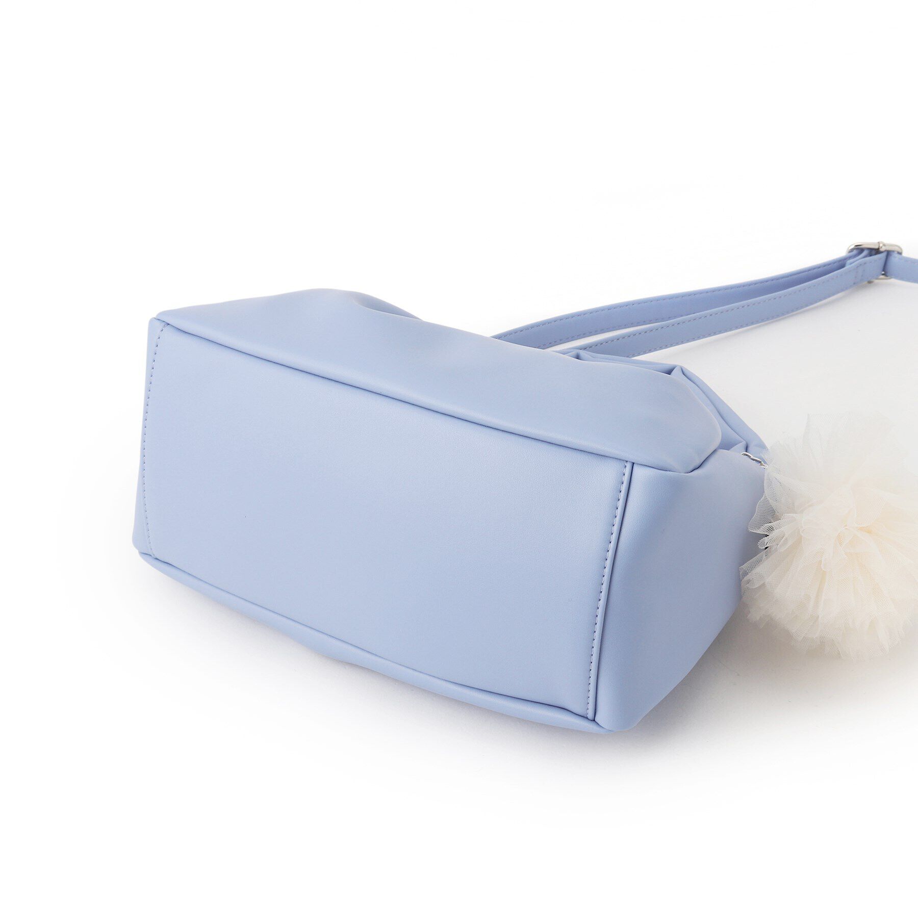 OPAQUE.CLIP「【2WAY】チュールチャーム付きミニショルダーバッグ」|ショルダー・メッセンジャー|