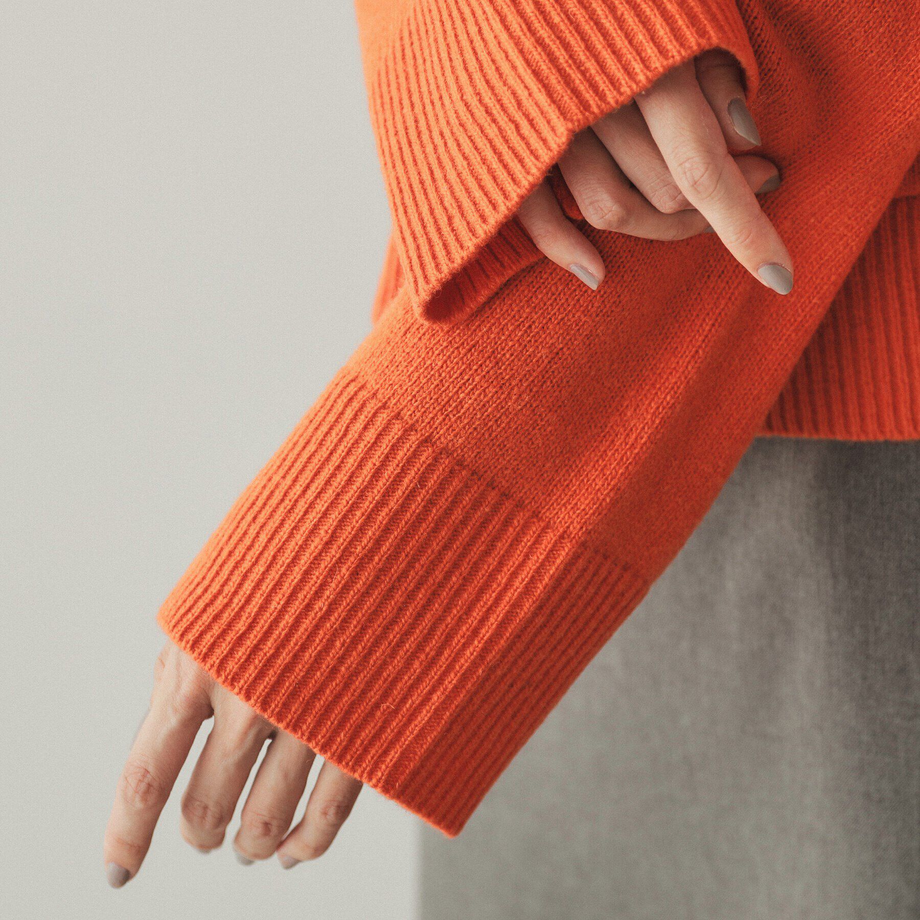 OPAQUE.CLIP「ミドルゲージVネックニットカーディガン／FILIVIVI・フィルビビ【洗える】」|カーディガン|