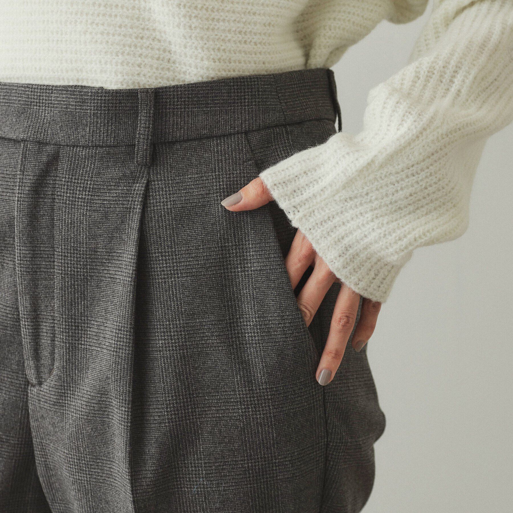 OPAQUE.CLIP「《S-LLsize》裏起毛ストレッチフレアパンツ【吸湿発熱/洗濯機洗い可】」|その他|