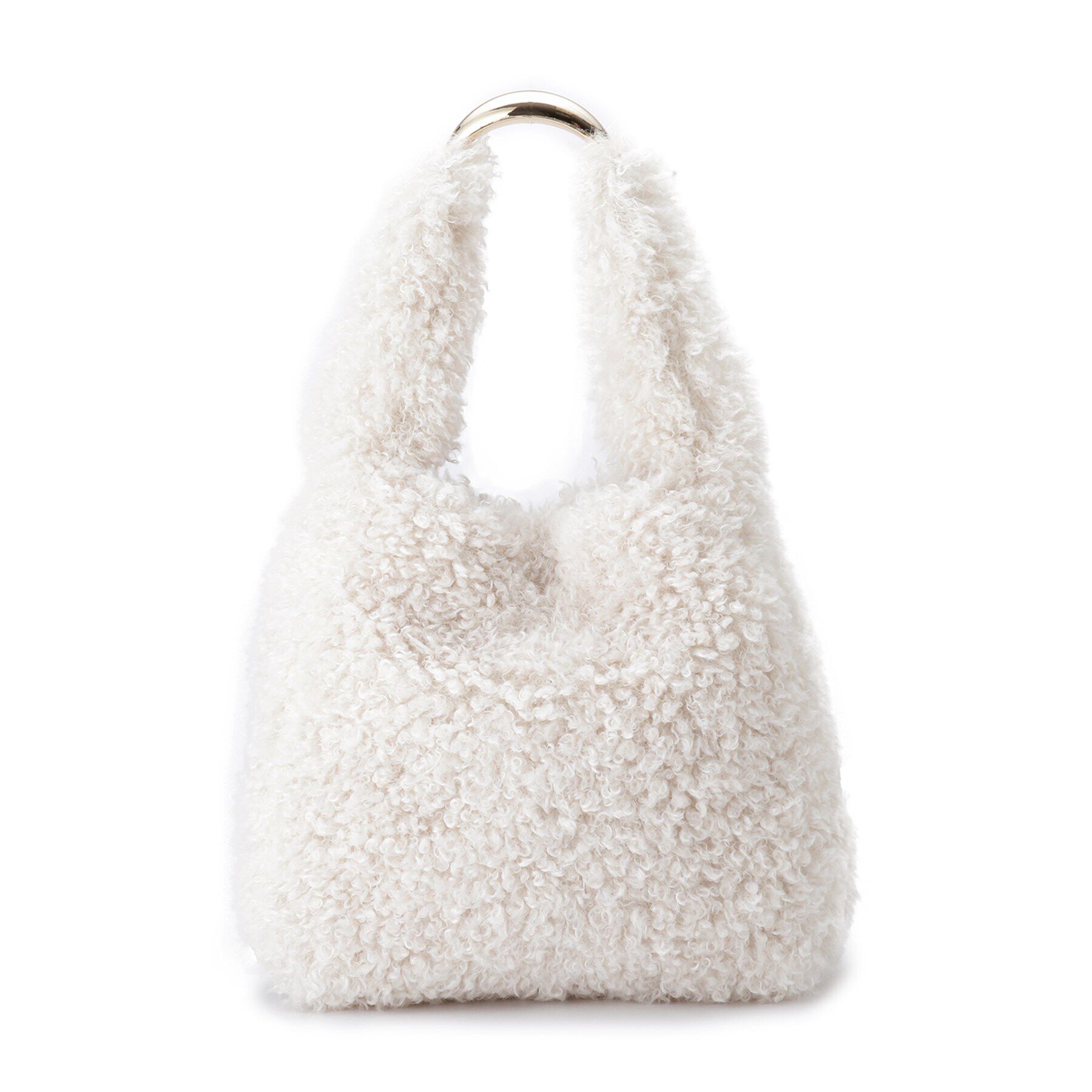 OPAQUE.CLIP「【A4サイズ対応】ラム風フェイクファーワンショルダーバッグ」|ショルダー・メッセンジャー|