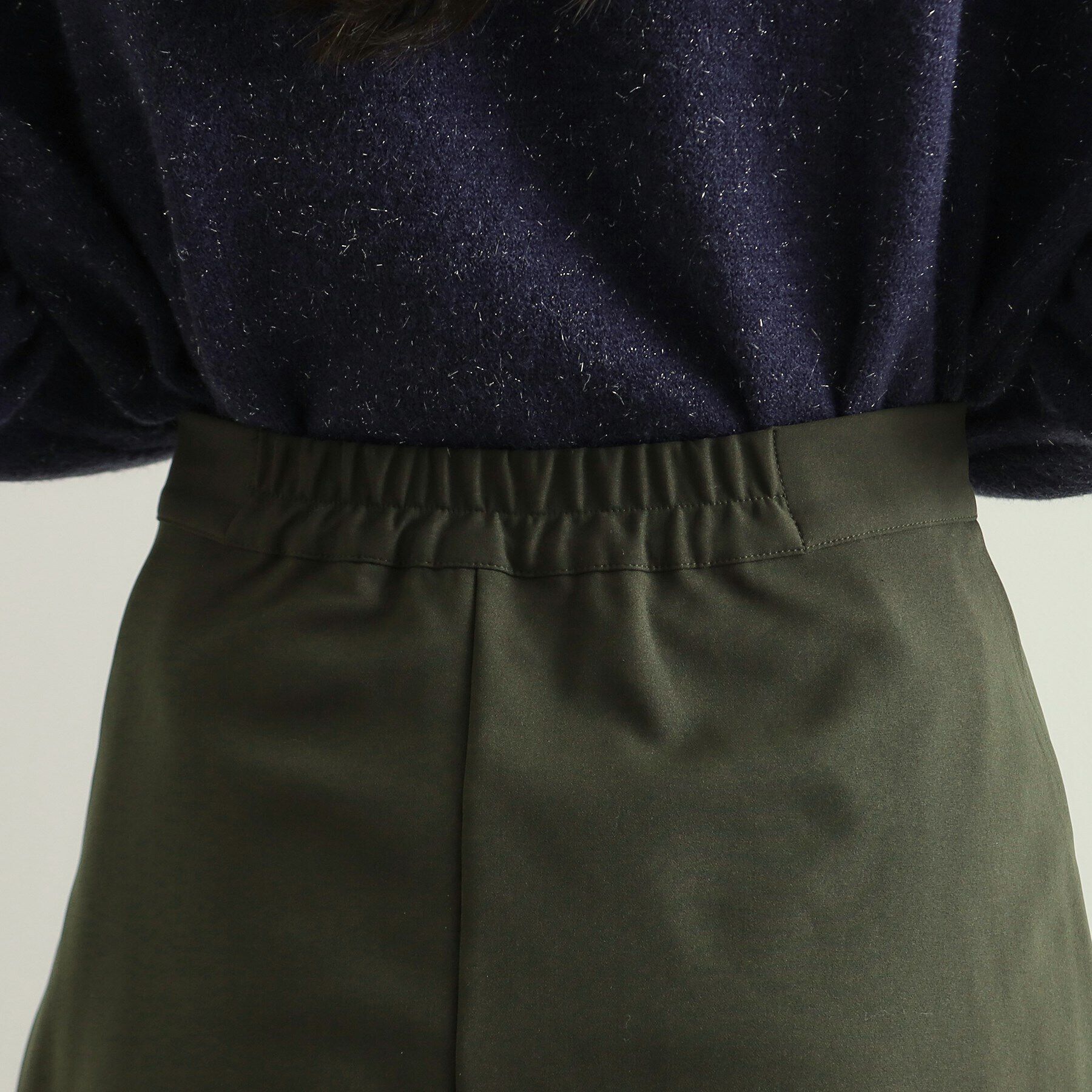 OPAQUE.CLIP「フロントタックミディスカート【洗濯機洗い可】」|スカート|