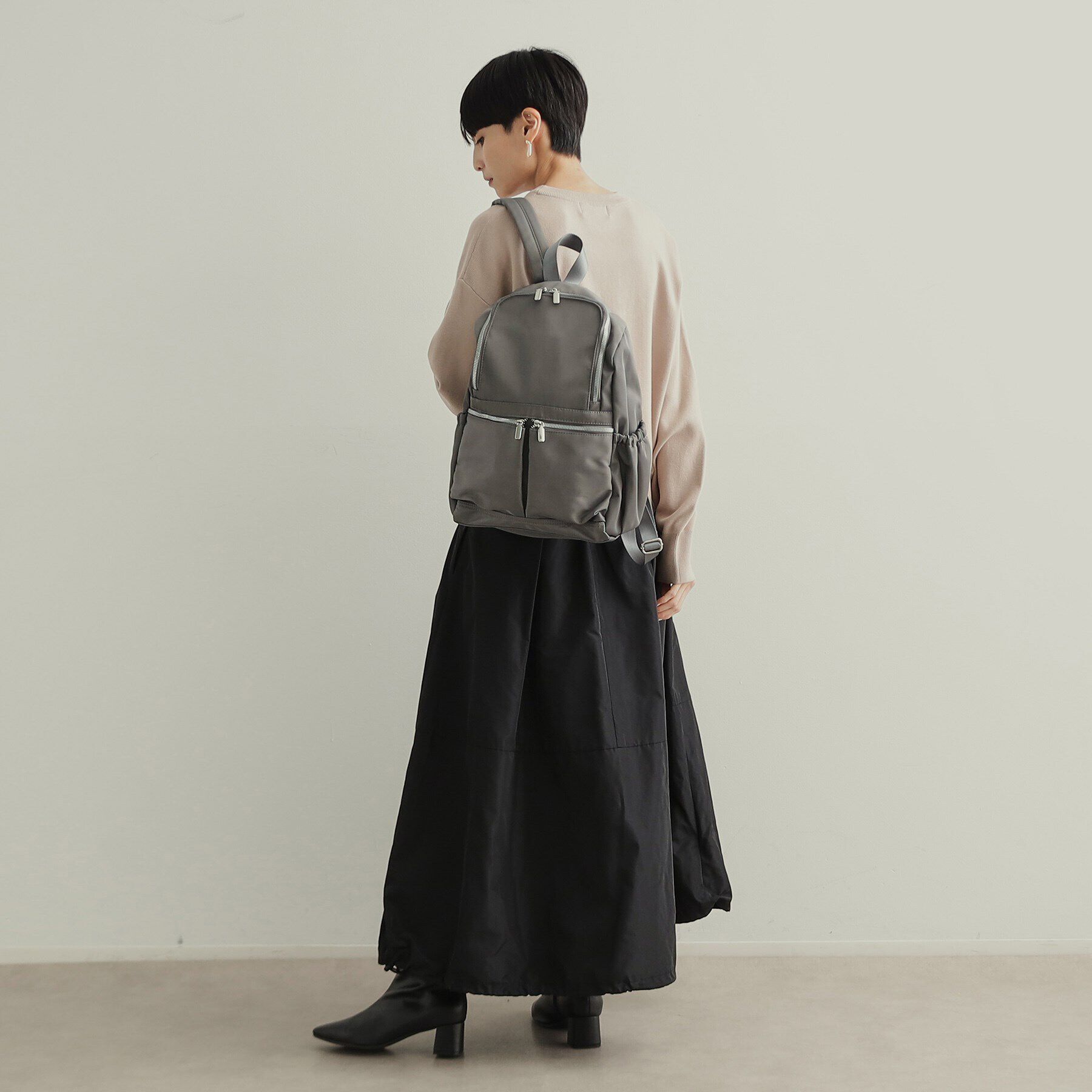 OPAQUE.CLIP「【撥水加工／マルチポケット】カジュアルリュックサック」|リュック|