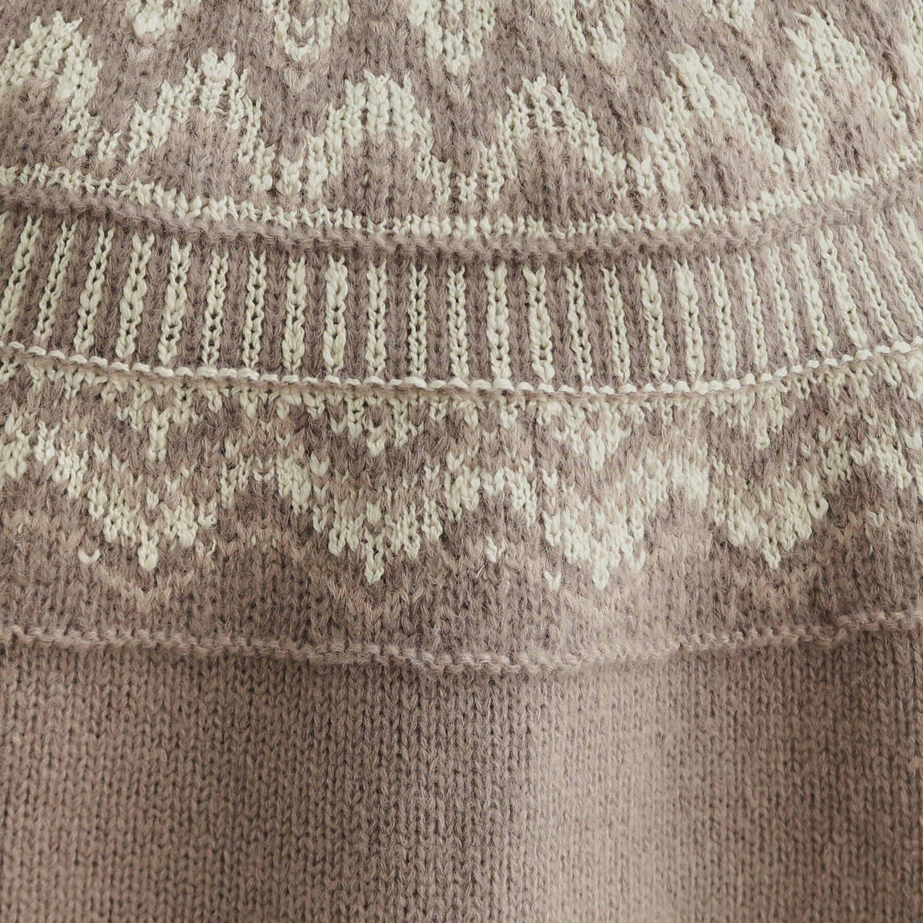 OPAQUE.CLIP「フェアアイル柄ニット【洗濯機洗い可】」|ニット・セーター|