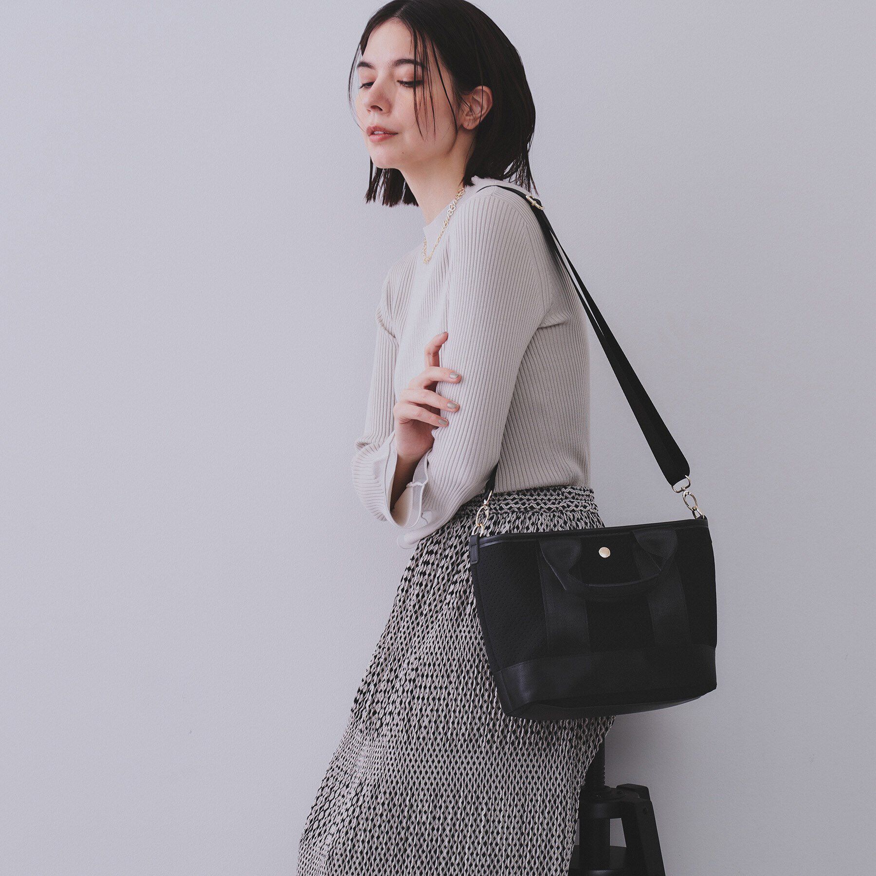 OPAQUE.CLIP「【2WAY】ダイバーコンビミドルショルダーバッグ」|ショルダー・メッセンジャー|