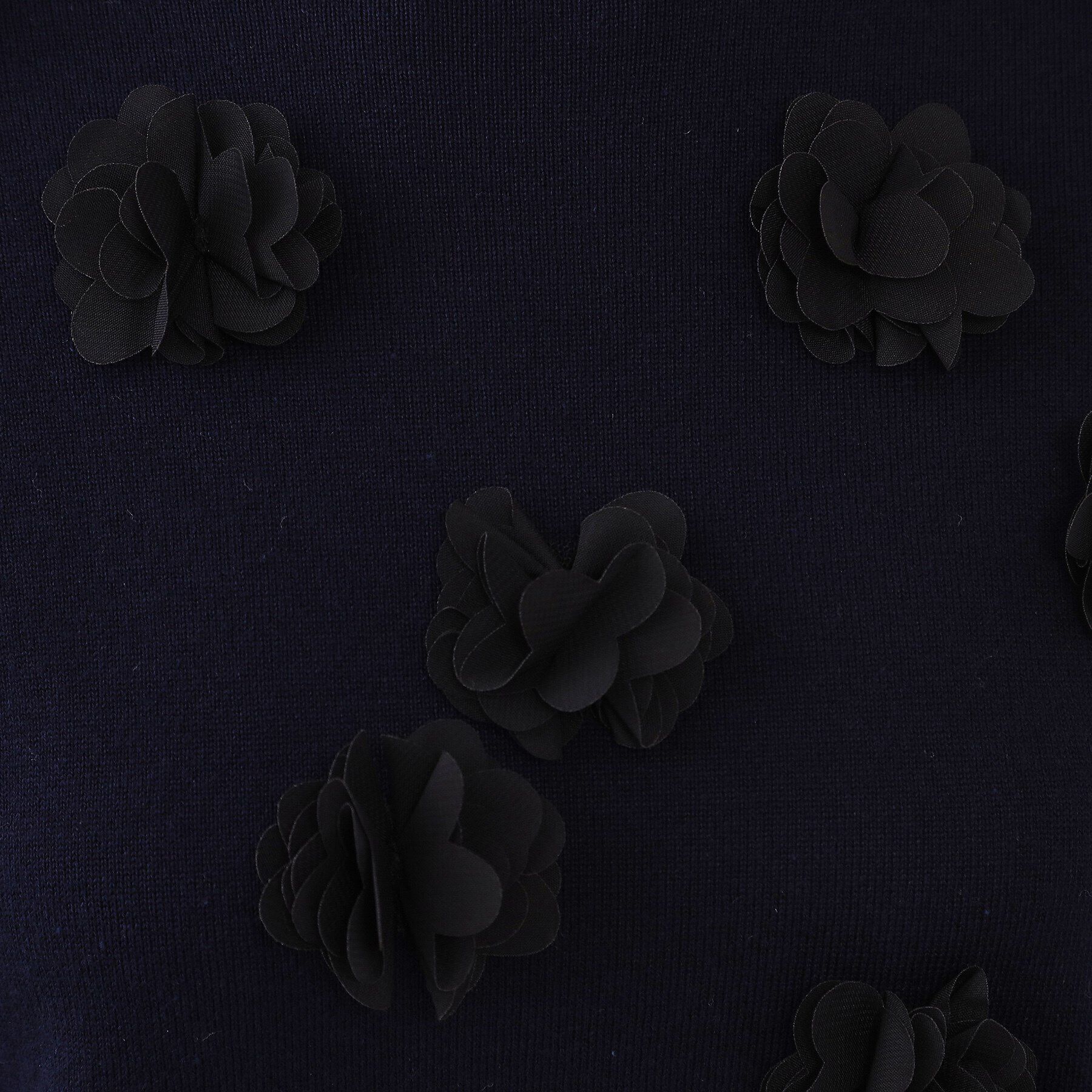 OPAQUE.CLIP「フラワーモチーフニット【洗濯機洗い可】」|ニット・セーター|