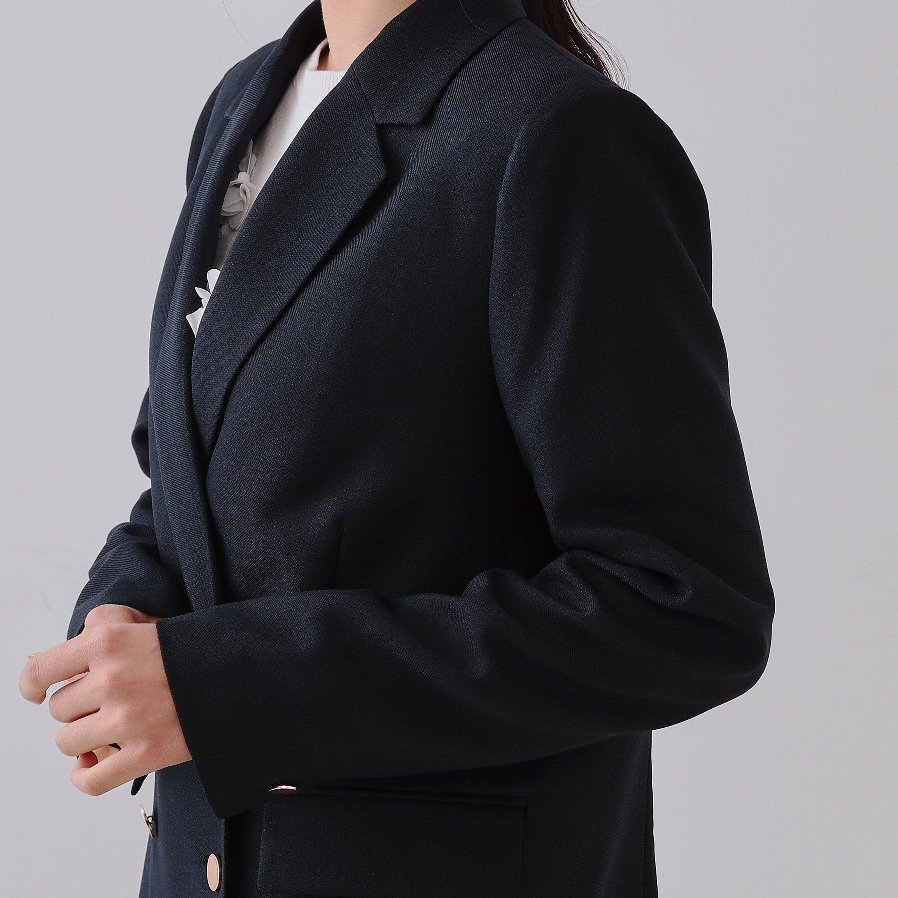 OPAQUE.CLIP「金ボタンダブルテーラードジャケット【洗える】」|テーラードジャケット|