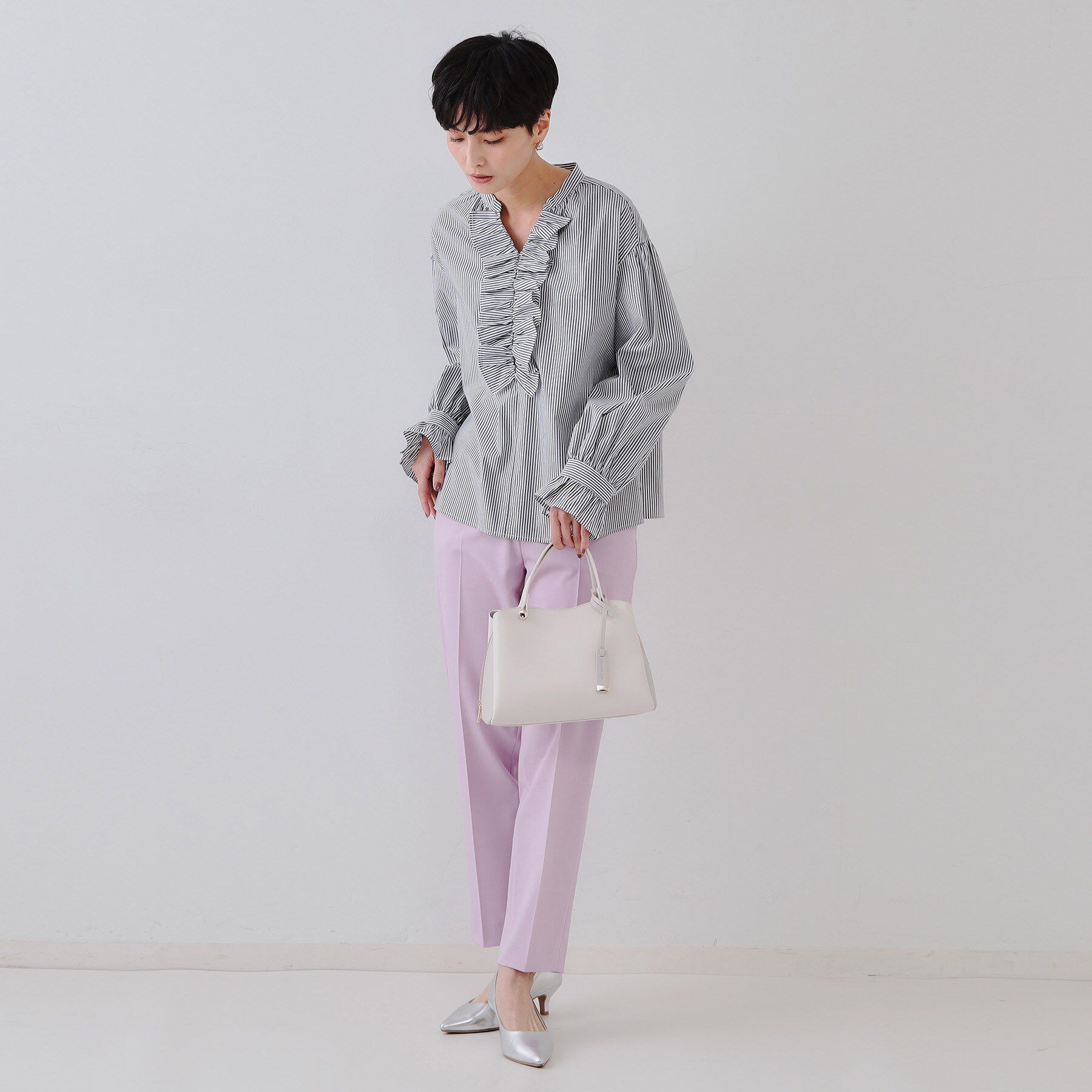 OPAQUE.CLIP「【2WAY】バイカラーミドルボストンバッグ」|ボストンバッグ|