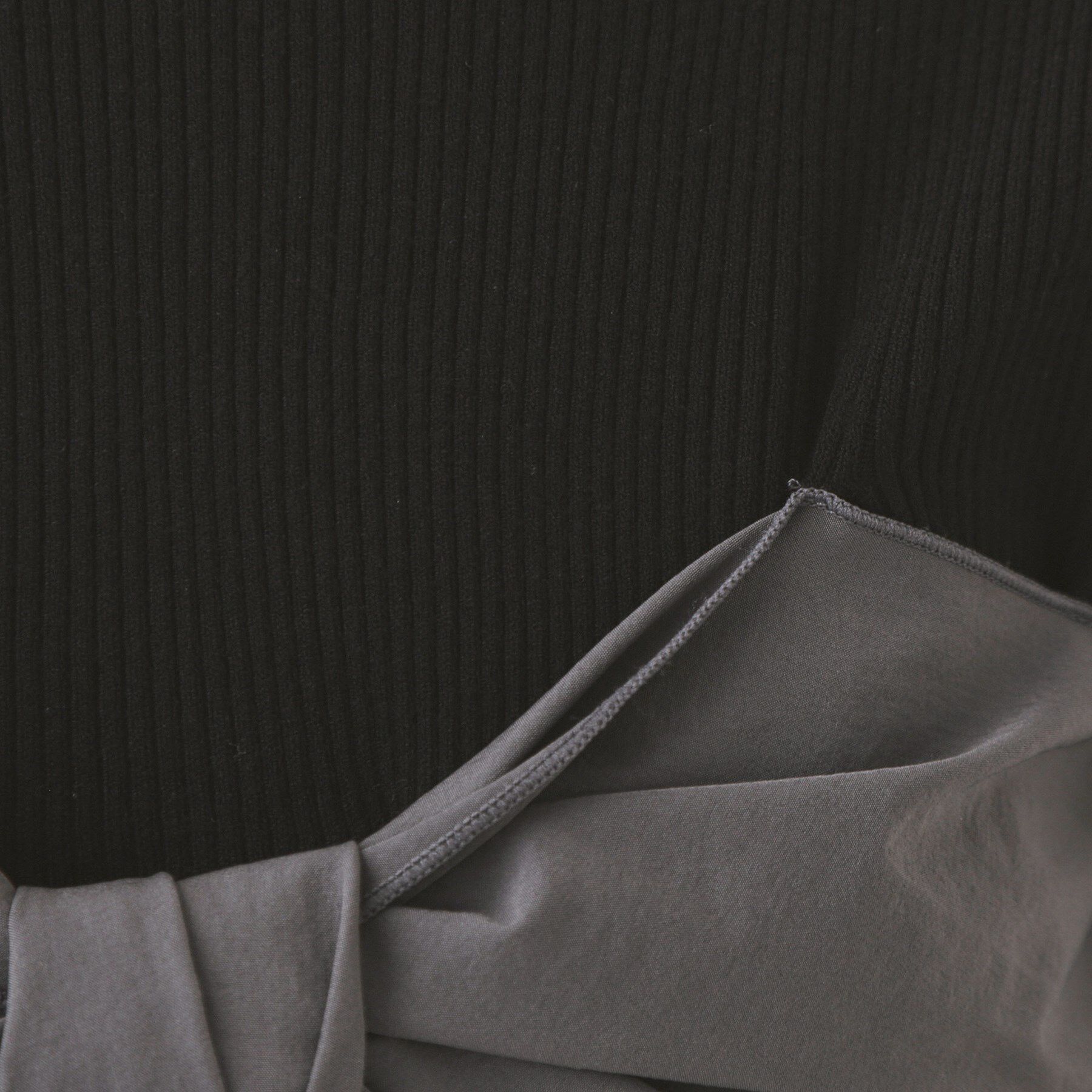 OPAQUE.CLIP「リボンビスチェドッキングニット【洗濯機洗い可】」|ニット・セーター|