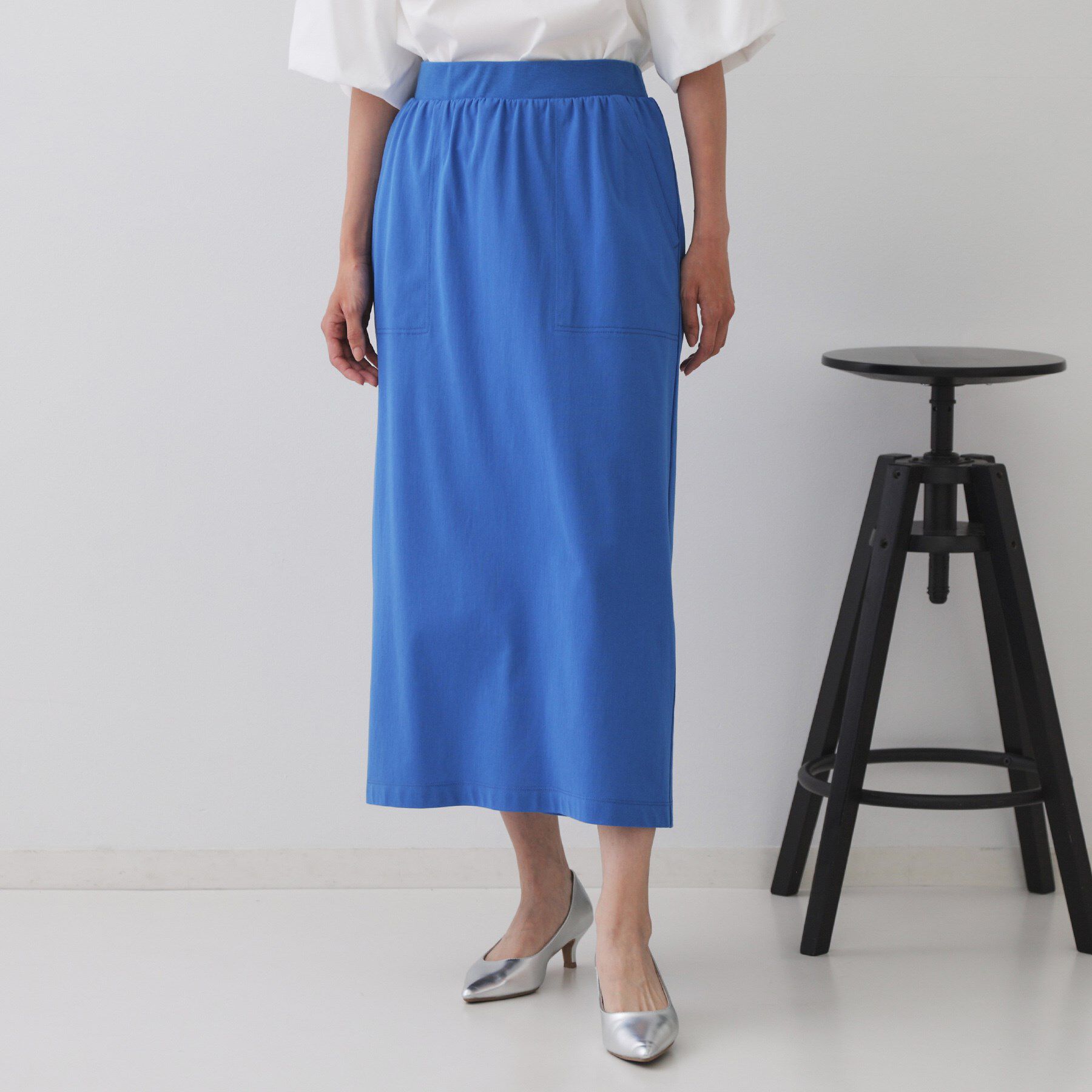 OPAQUE.CLIP「イージーナロースカート/セットアップ対応【UVケア/接触冷感/洗濯機洗い可】」|スカート|