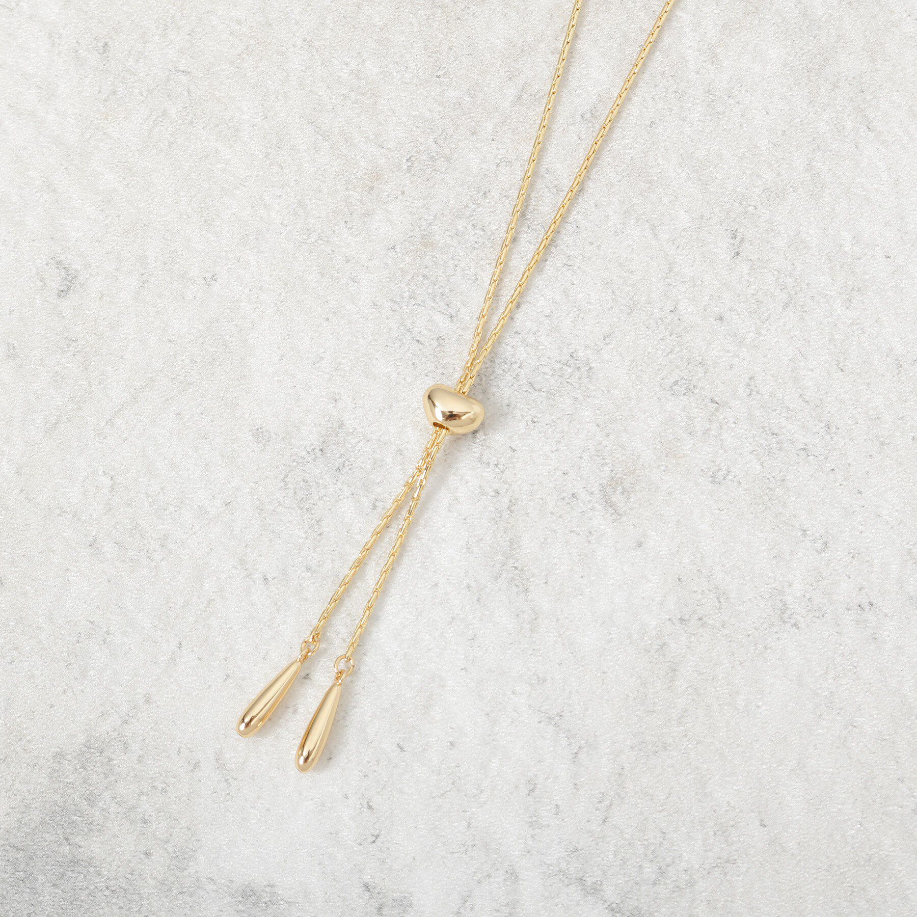 OPAQUE.CLIP「2WAY ニュアンスバーネックレス」|ネックレス|