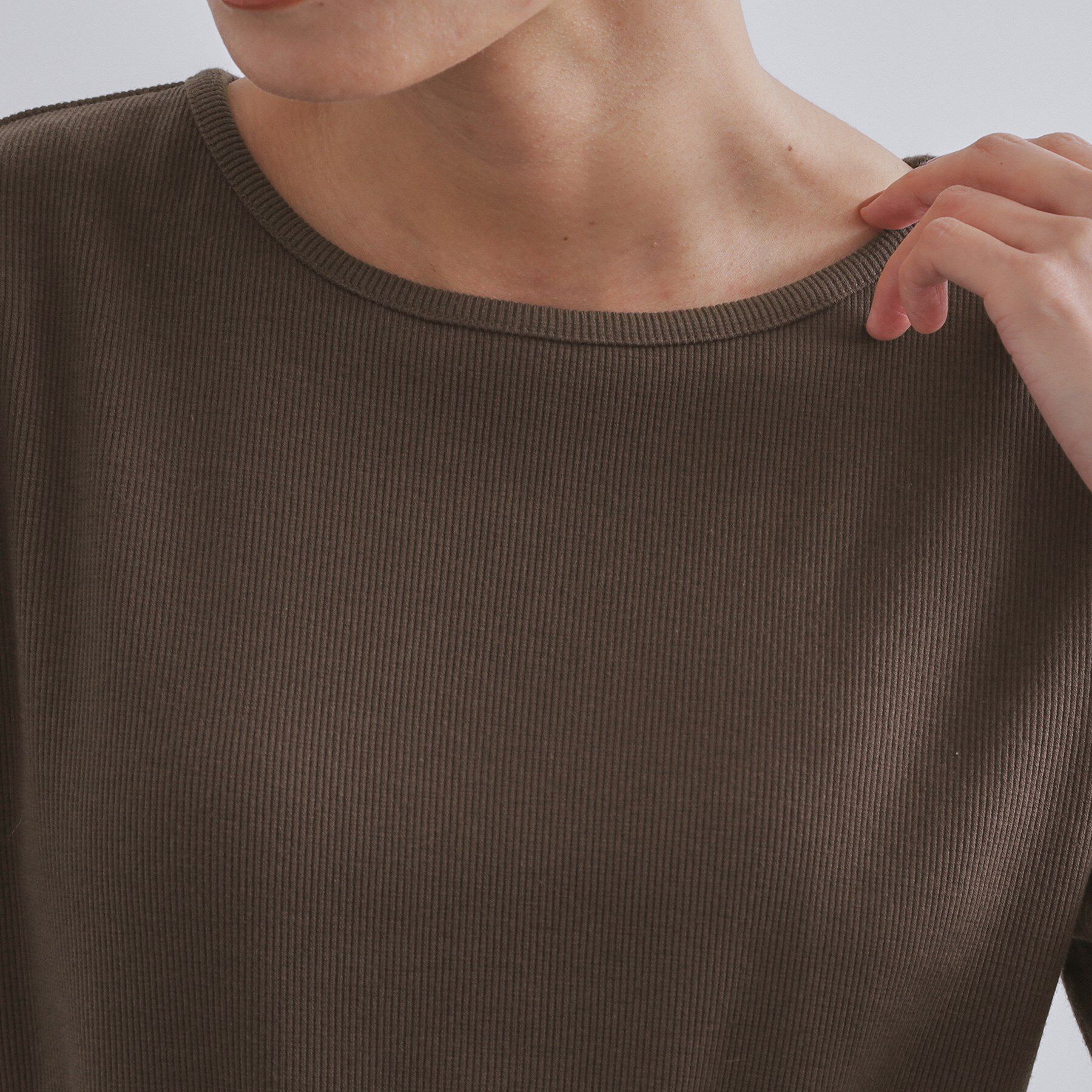 OPAQUE.CLIP「2WAYスピンドル使いドッキングワンピース【洗濯機洗い可】」|ワンピース|