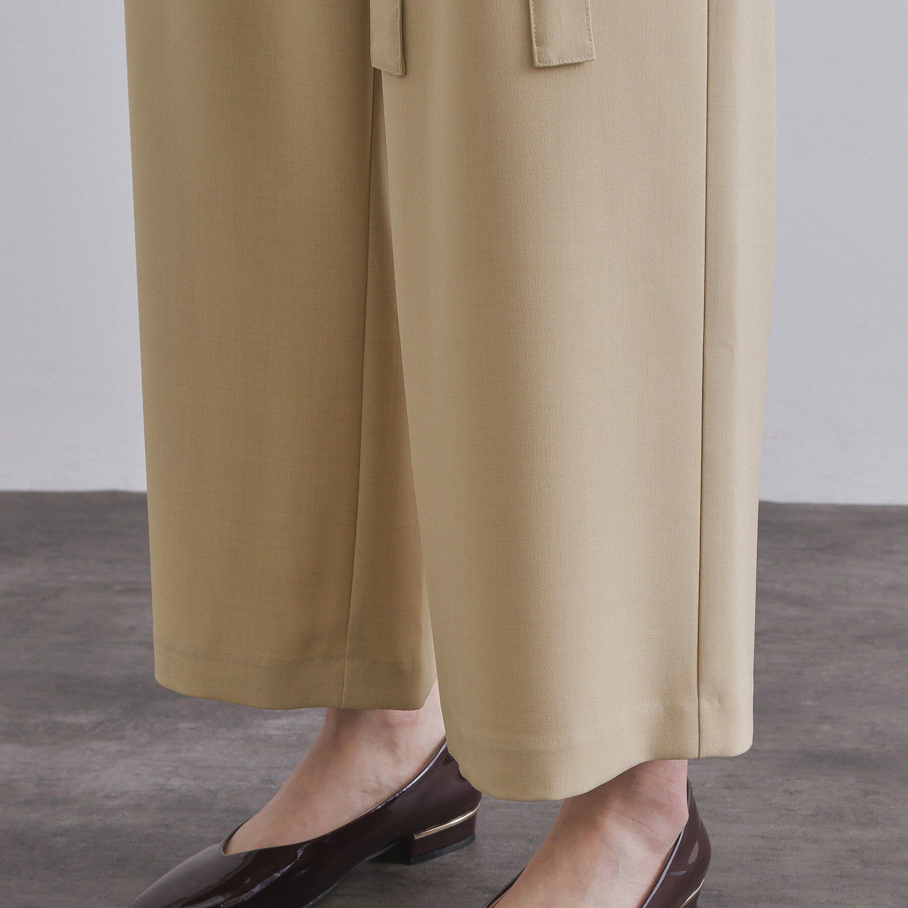 OPAQUE.CLIP「サッシュリボン付きラップデザインパンツ【洗濯機洗い可】」|その他|