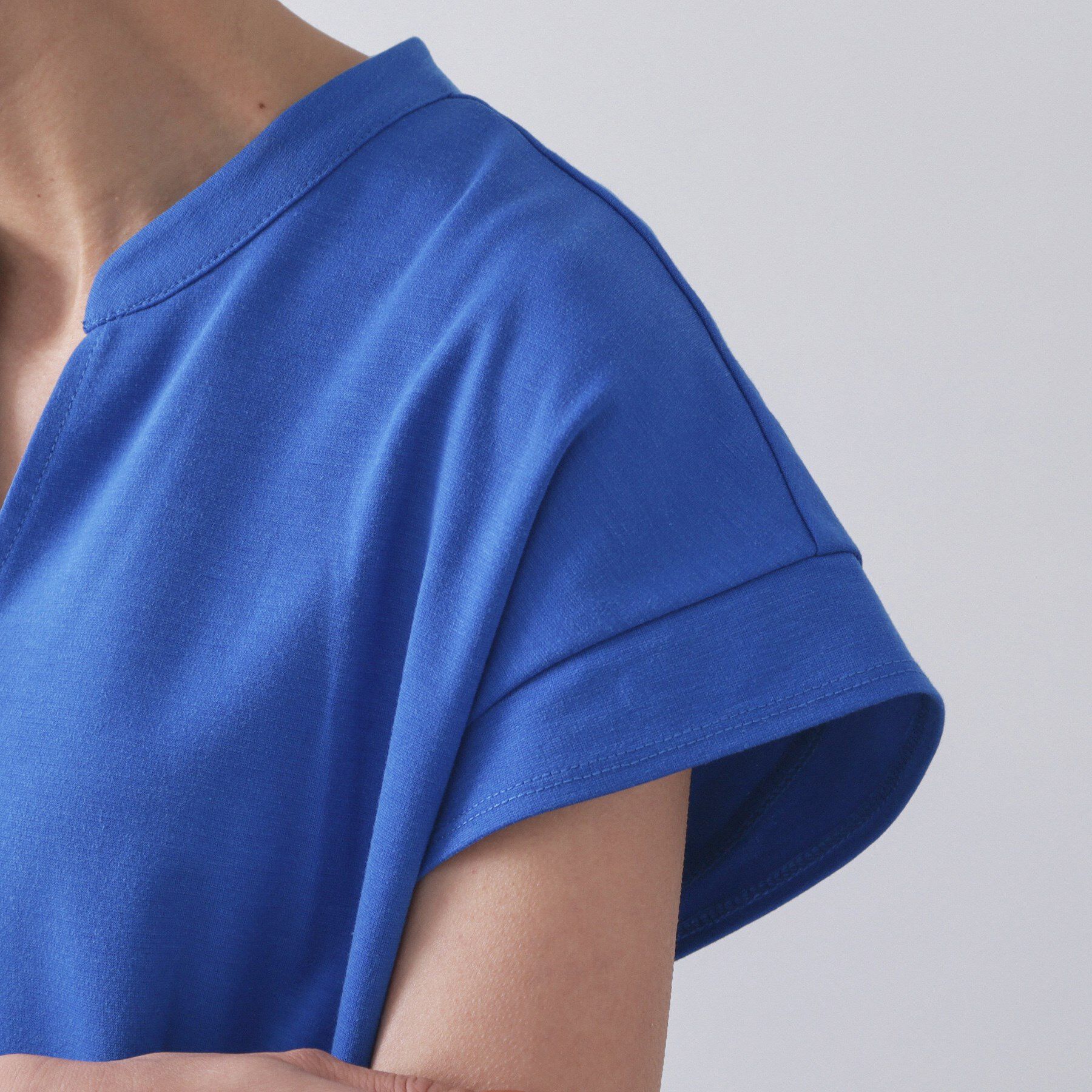 OPAQUE.CLIP「ベルト付きスキッパーワンピース【洗濯機洗い可】」|ワンピース|