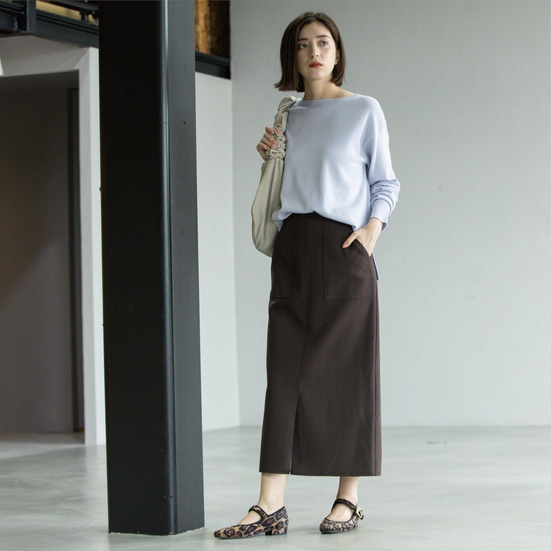 OPAQUE.CLIP「ウールライクタイトスカート【洗濯機洗い可】《8col》」|スカート|