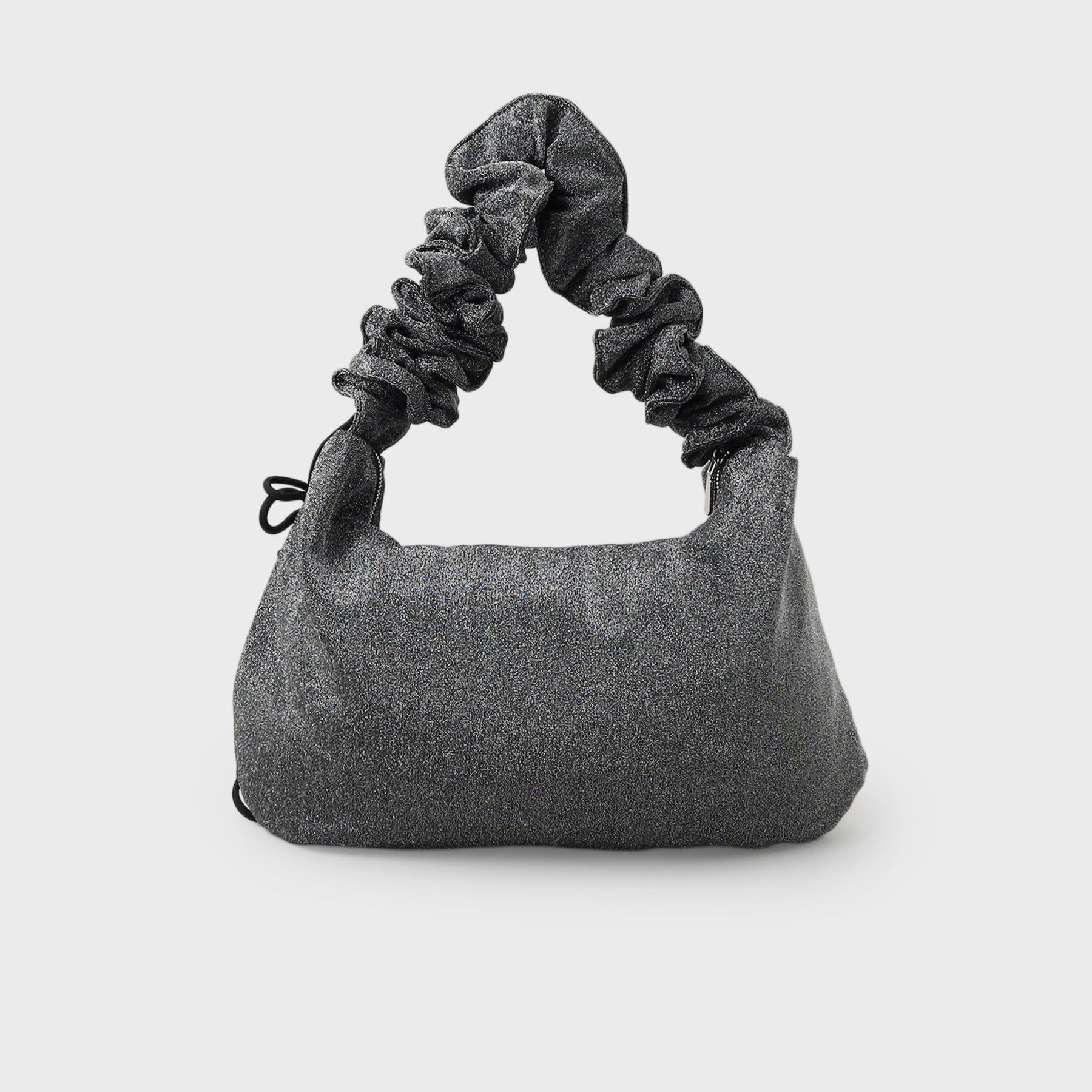 OPAQUE.CLIP「【2WAY】ドロストフリルハンドルラメミドルショルダーバッグ」|ショルダー・メッセンジャー|