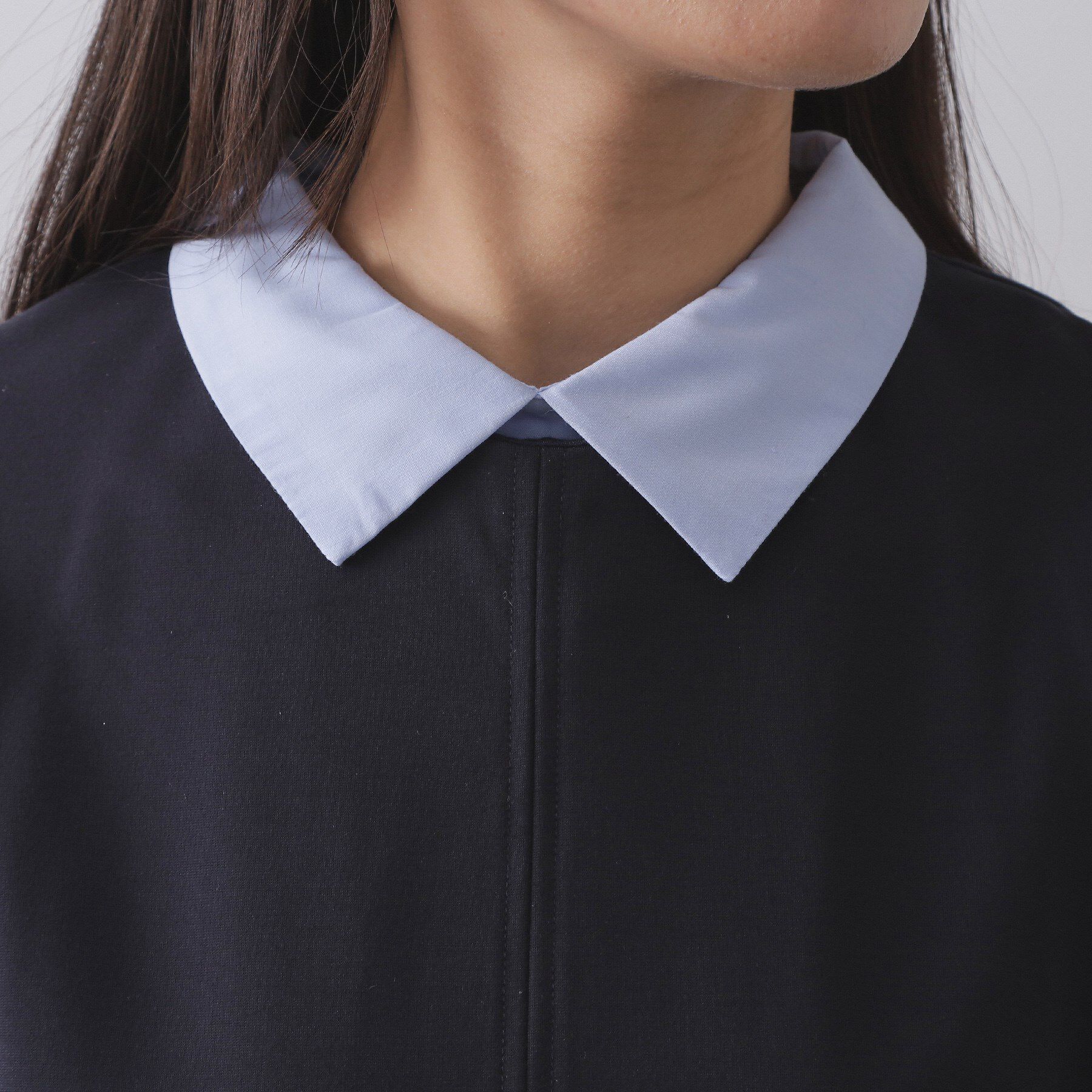 OPAQUE.CLIP「襟付きドルマントップス【洗濯機OK】」|Tシャツ・カットソー|