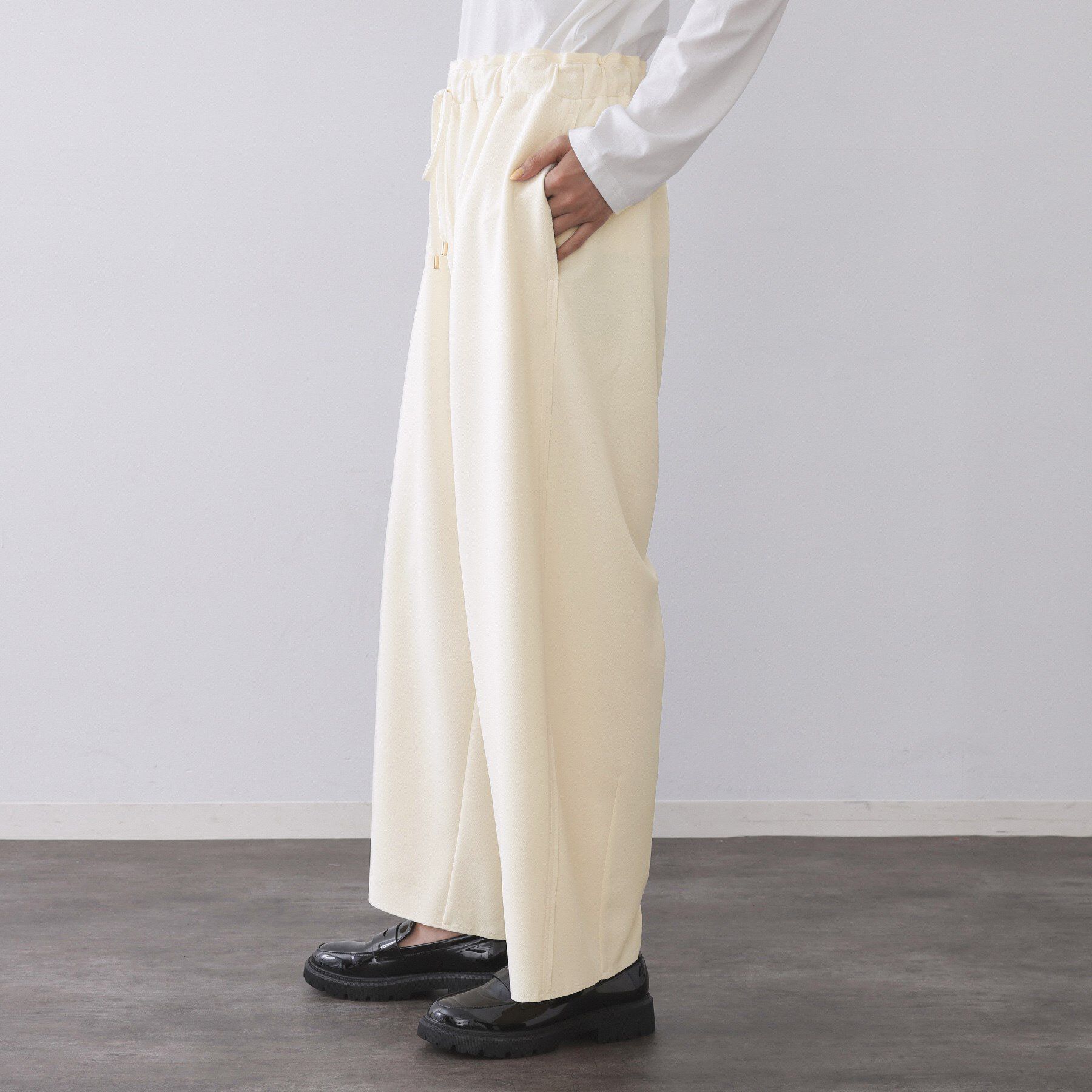 OPAQUE.CLIP「イージーワイドパンツ【洗濯機OK】」|その他|