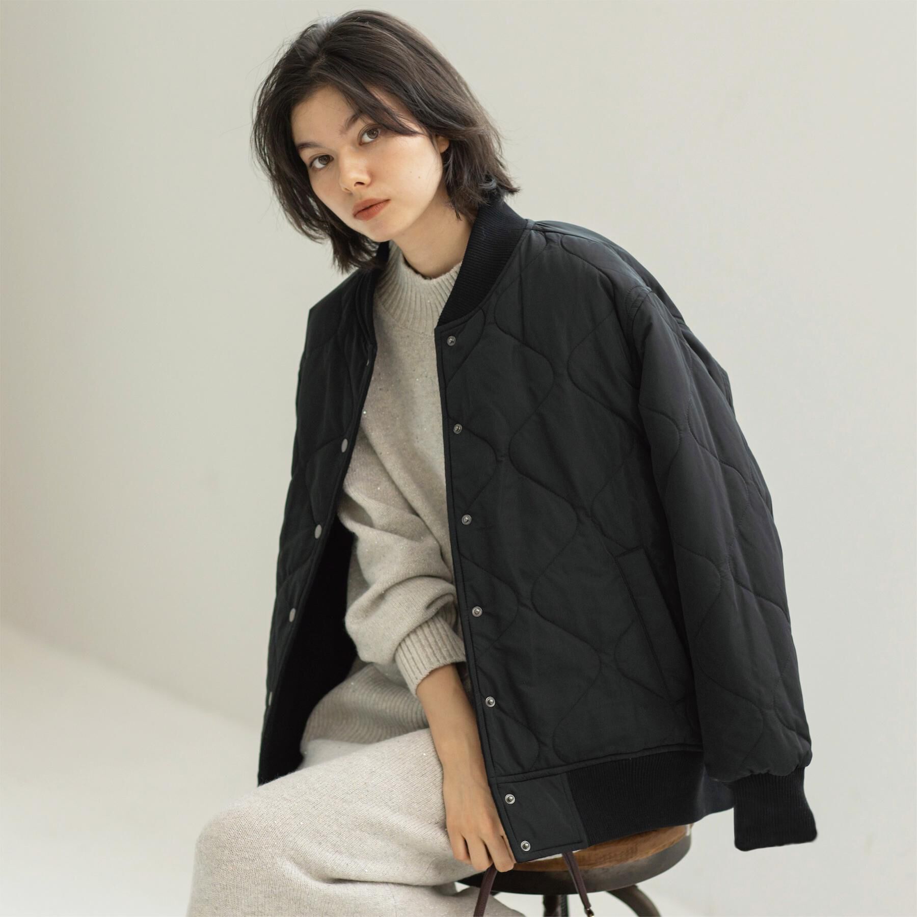 OPAQUE.CLIP「《リバーシブル》キルティングブルゾン」|ブルゾン・スタジャン|