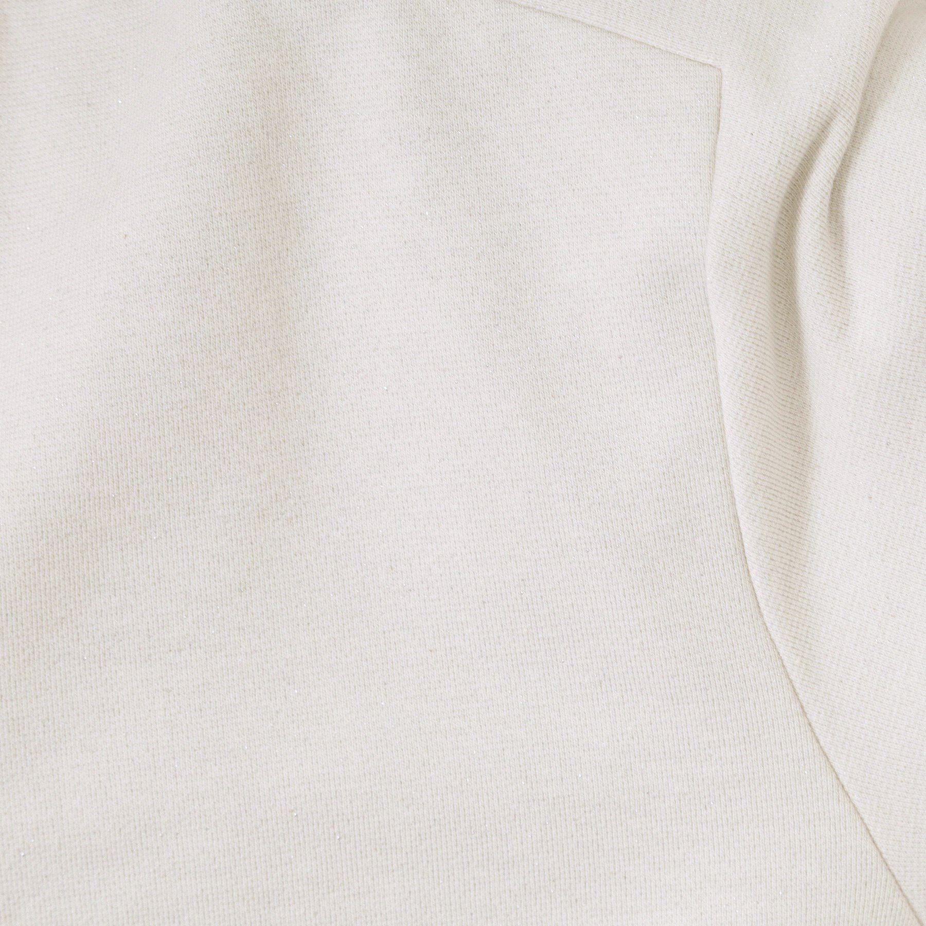 OPAQUE.CLIP「ラメ裏毛ショートプルオーバー【洗濯機OK】」|パーカー|