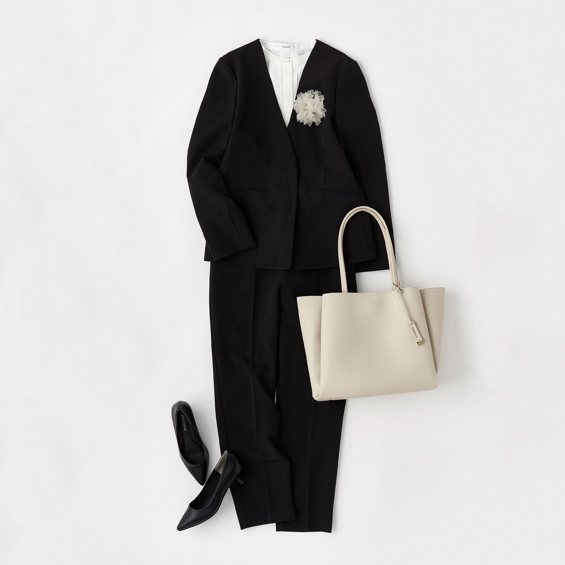 OPAQUE.CLIP「≪通勤・セレモニーセットアップ対応≫ テーパードパンツダブルクロス【洗濯機OK】」|その他|