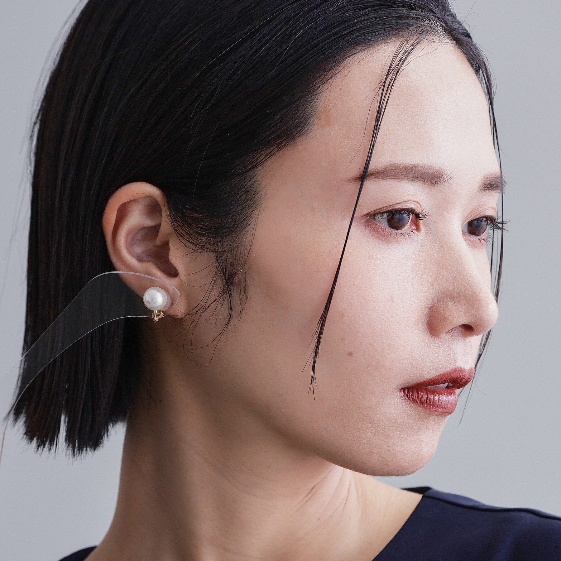 OPAQUE.CLIP「フェイクパールイヤリング」|イヤリング|