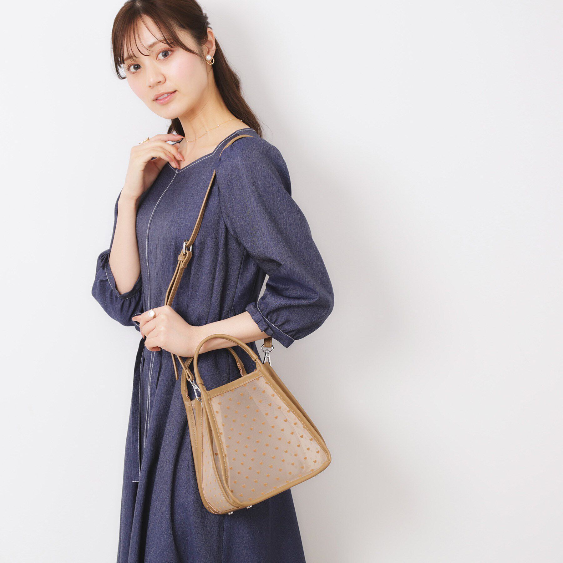 Couture broach「ハートメッシュバッグ」|ショルダー・メッセンジャー|