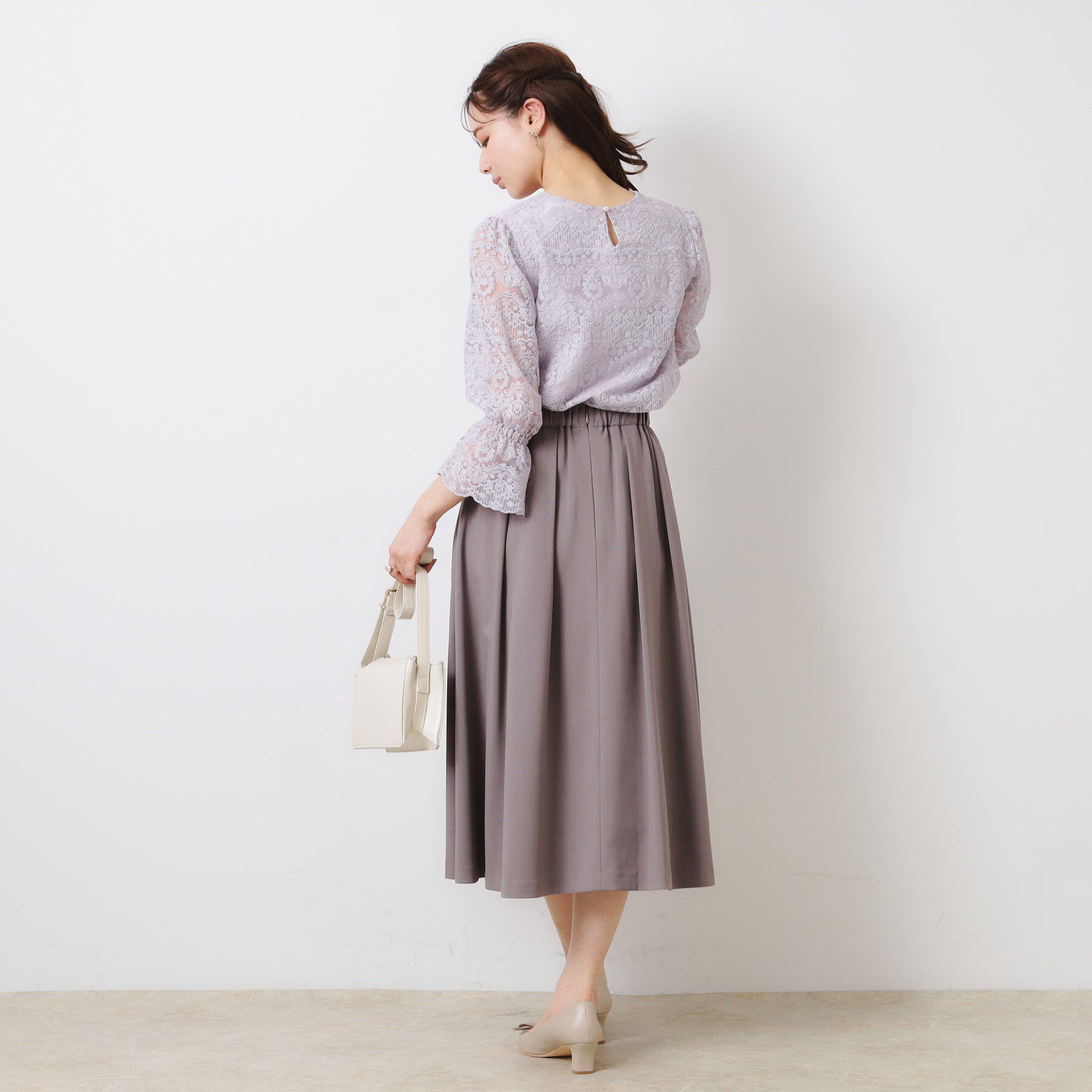 Couture broach「【一枚で着映える・華やか・通勤】エンブロチュール キャンディーズブラウス」|シャツ・ブラウス|