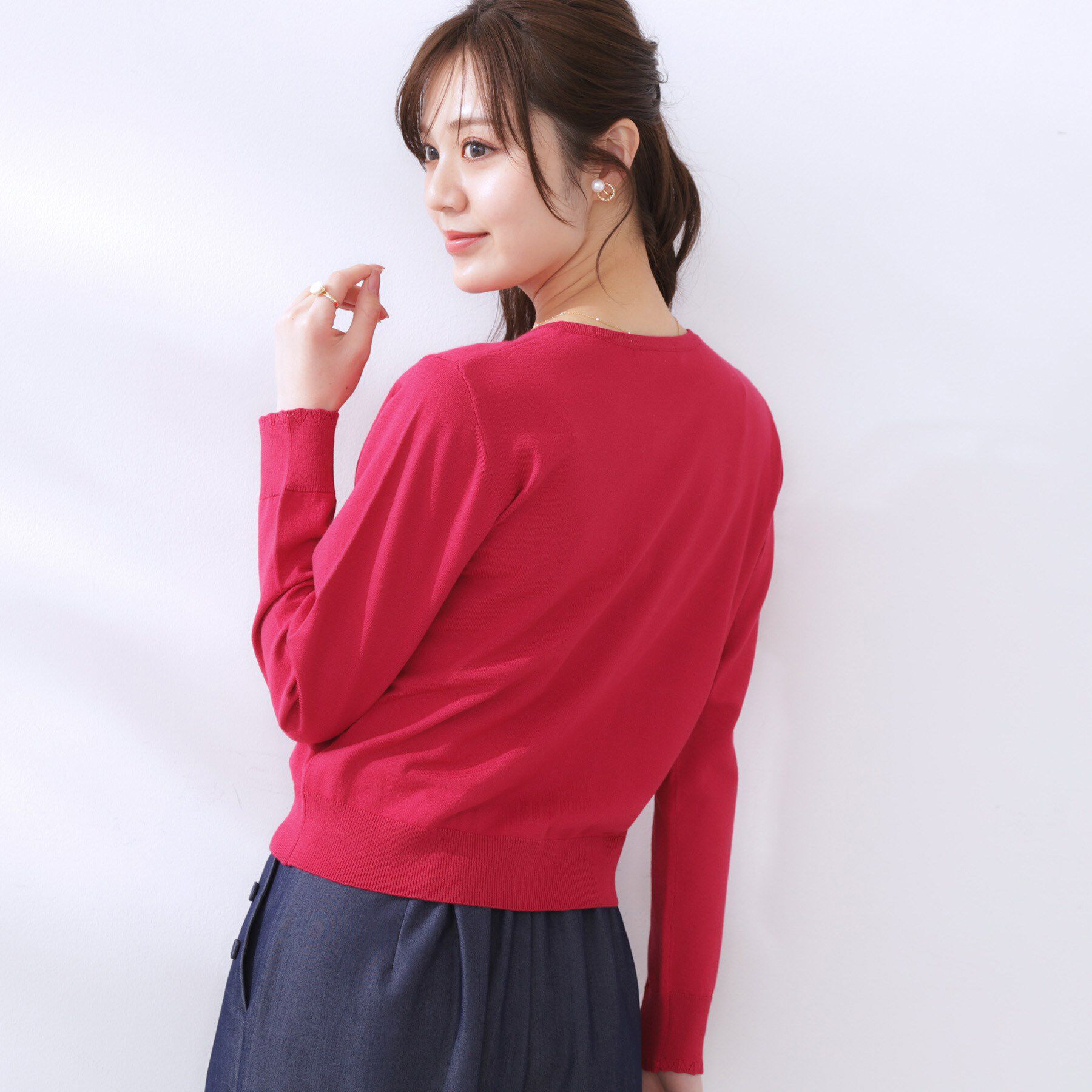 Couture broach「イロイロ釦ニットカーデ」|カーディガン|