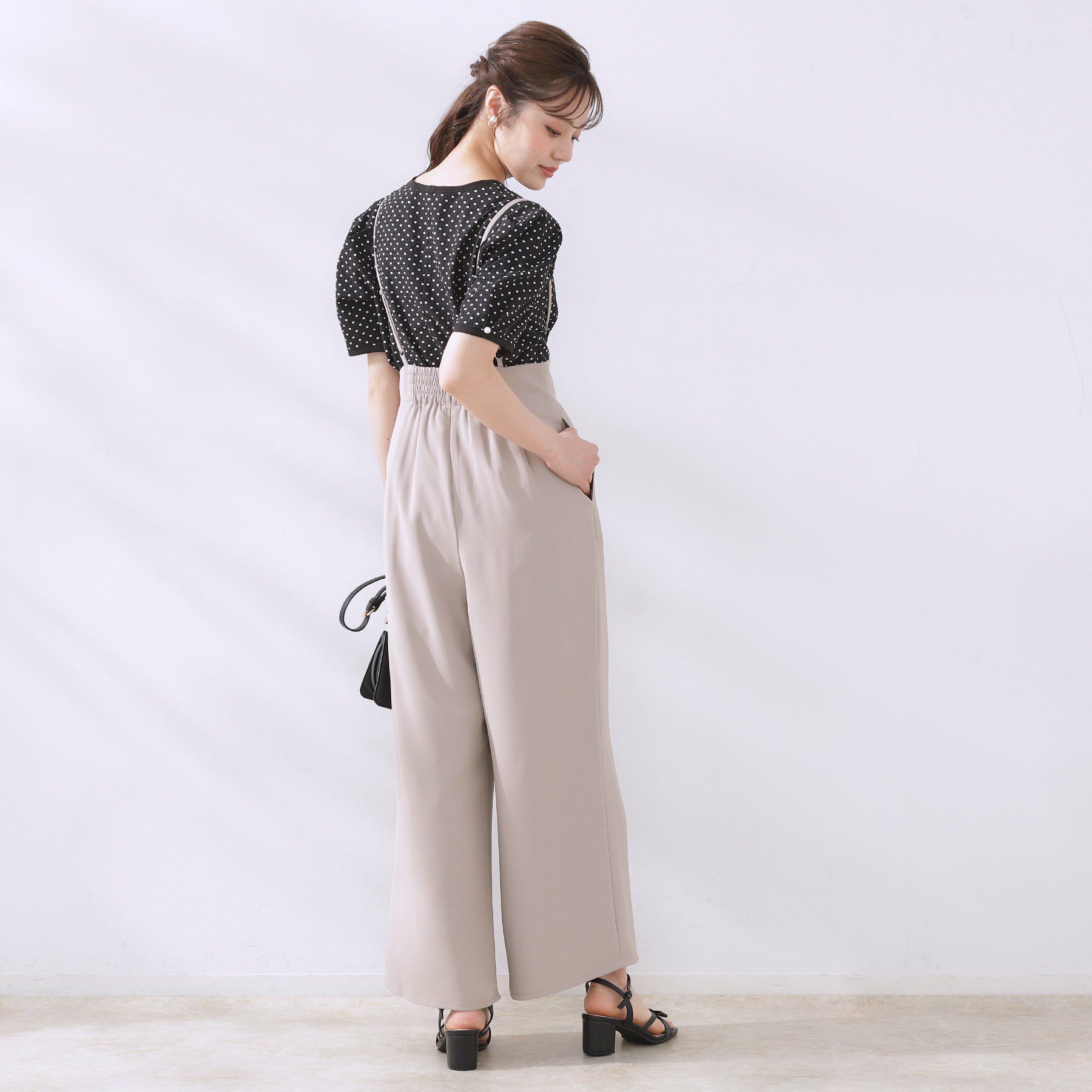 Couture broach「【マシンウォッシャブル・きれいめ】キャミロンパース」|その他|