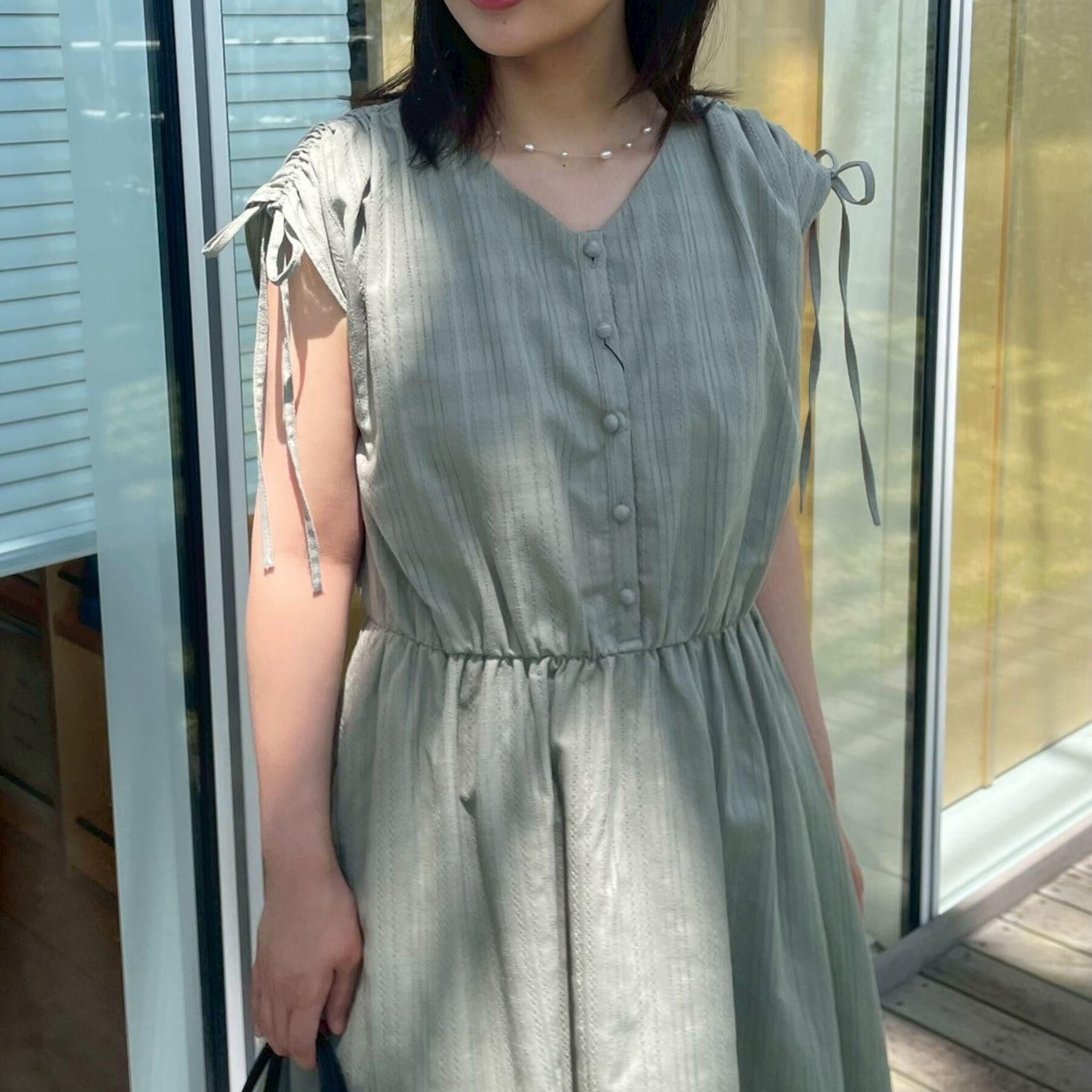 Couture broach「【大人可愛い】カラミチェック サマードレス」|ワンピース|