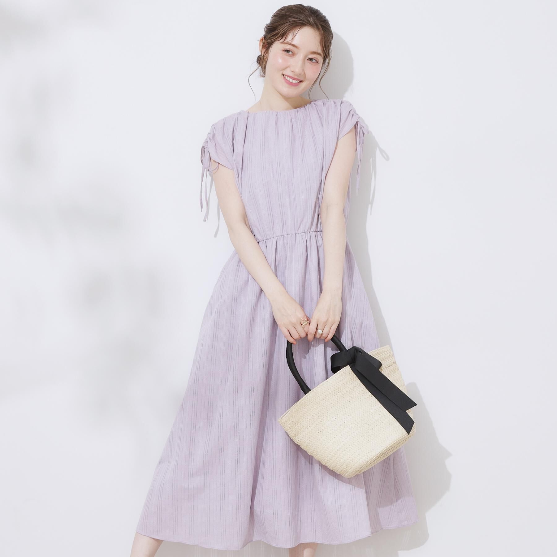 Couture broach「【大人可愛い】カラミチェック サマードレス」|ワンピース|